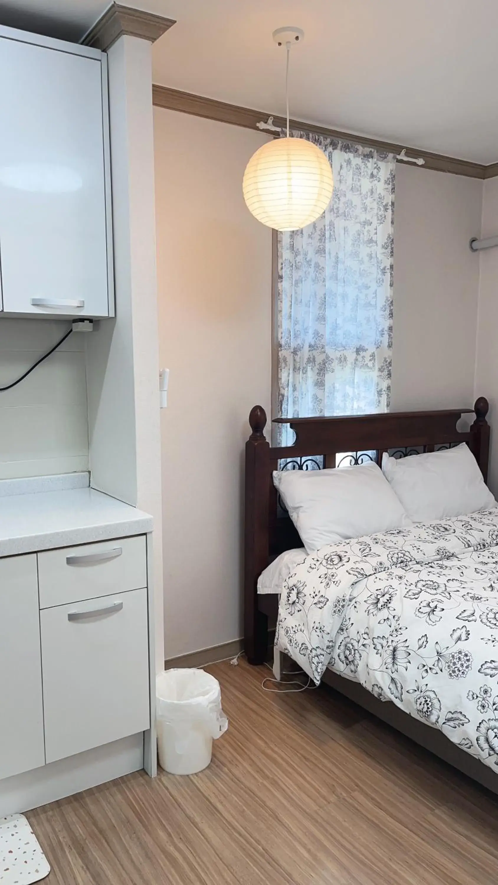 Bed in Bellus-Rose Pension Gyeongju Bed in Bellus-Rose Pension Gyeongju