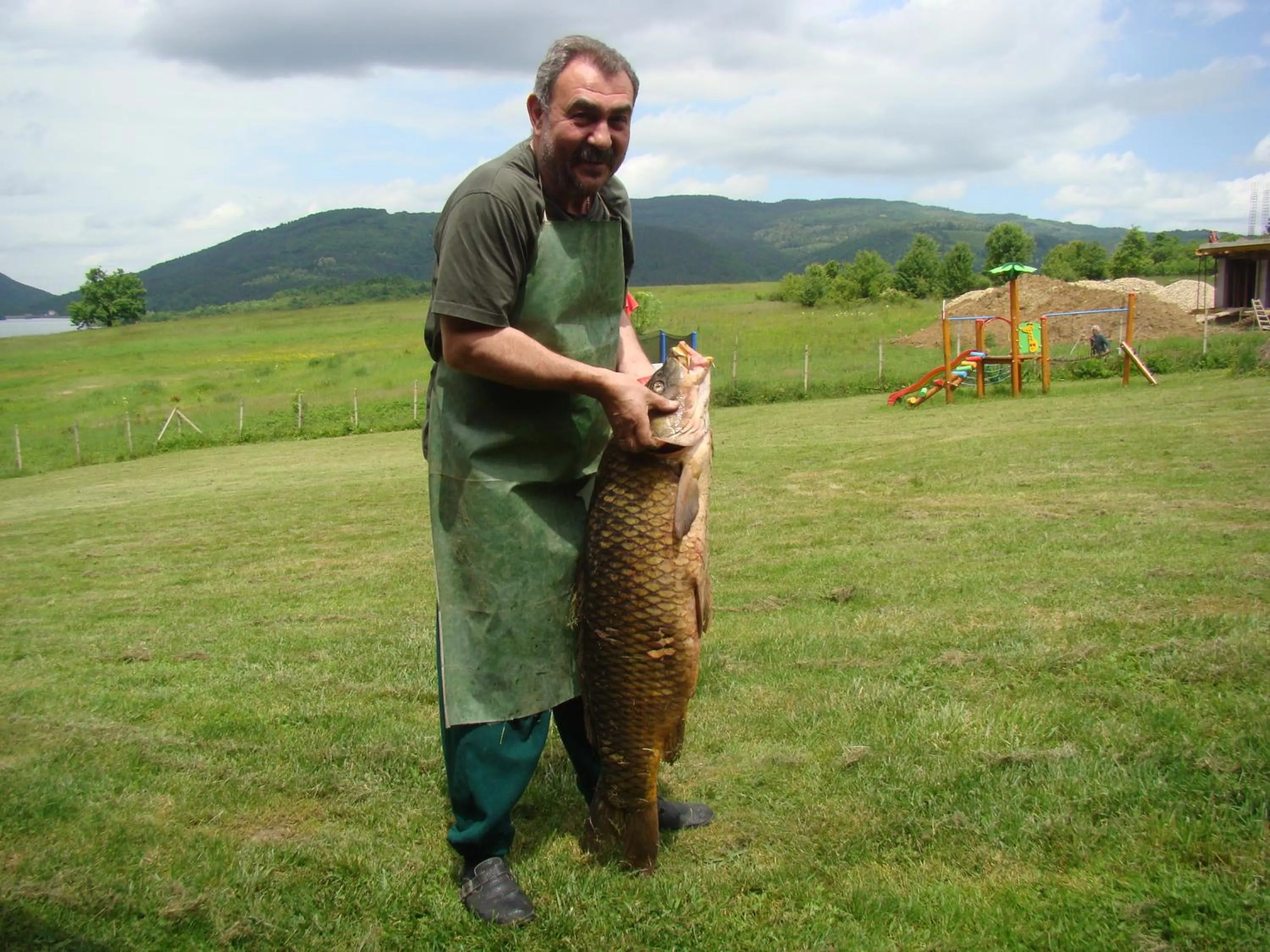 Staff in Complex Pristan in the mountain