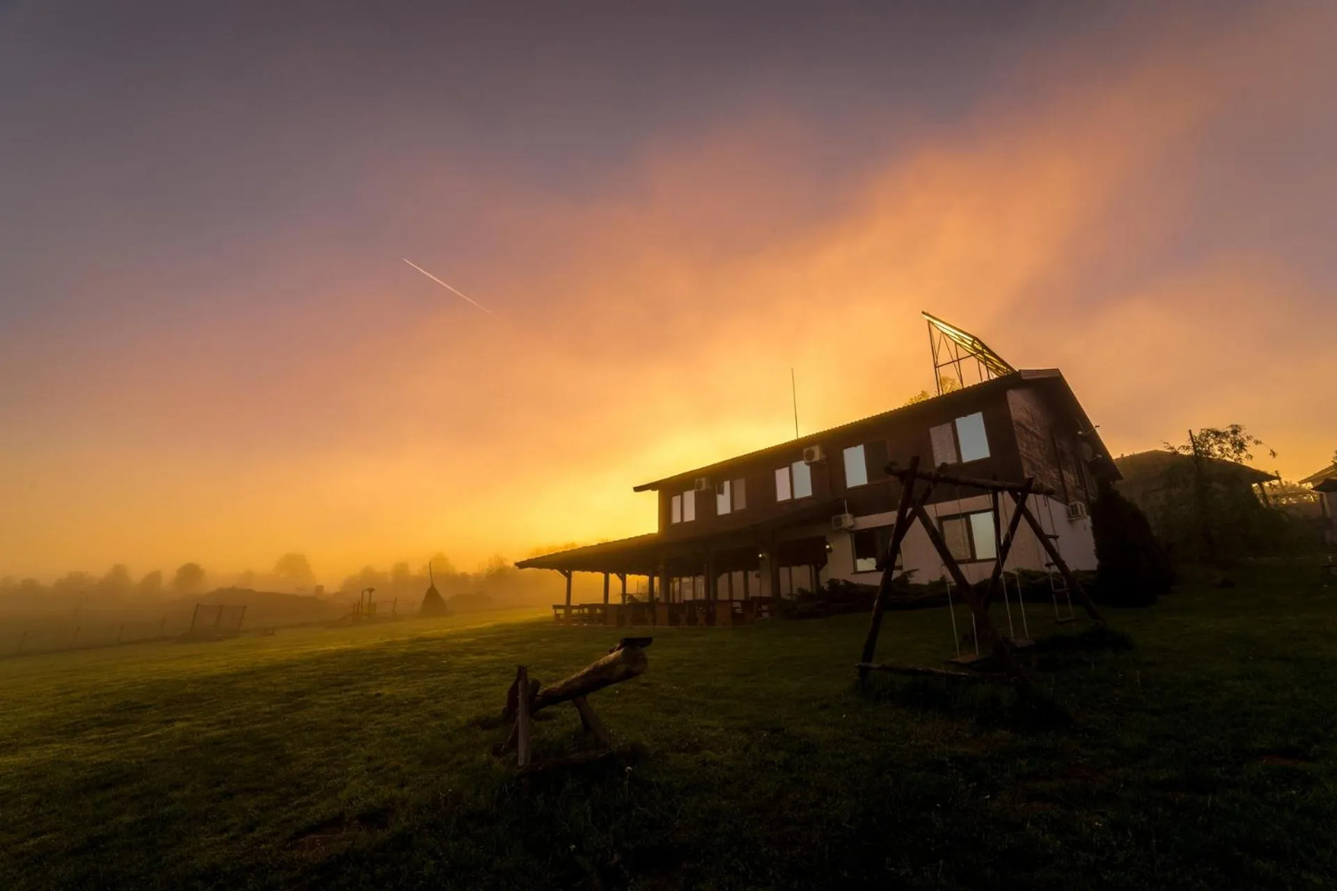 Facade/entrance in Complex Pristan in the mountain