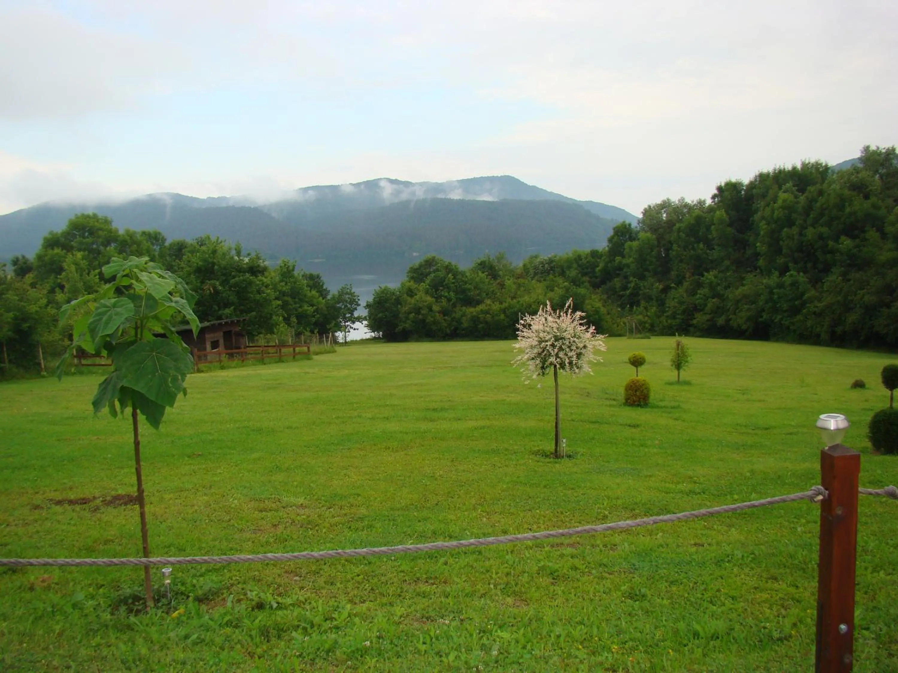 Garden view in Complex Pristan in the mountain