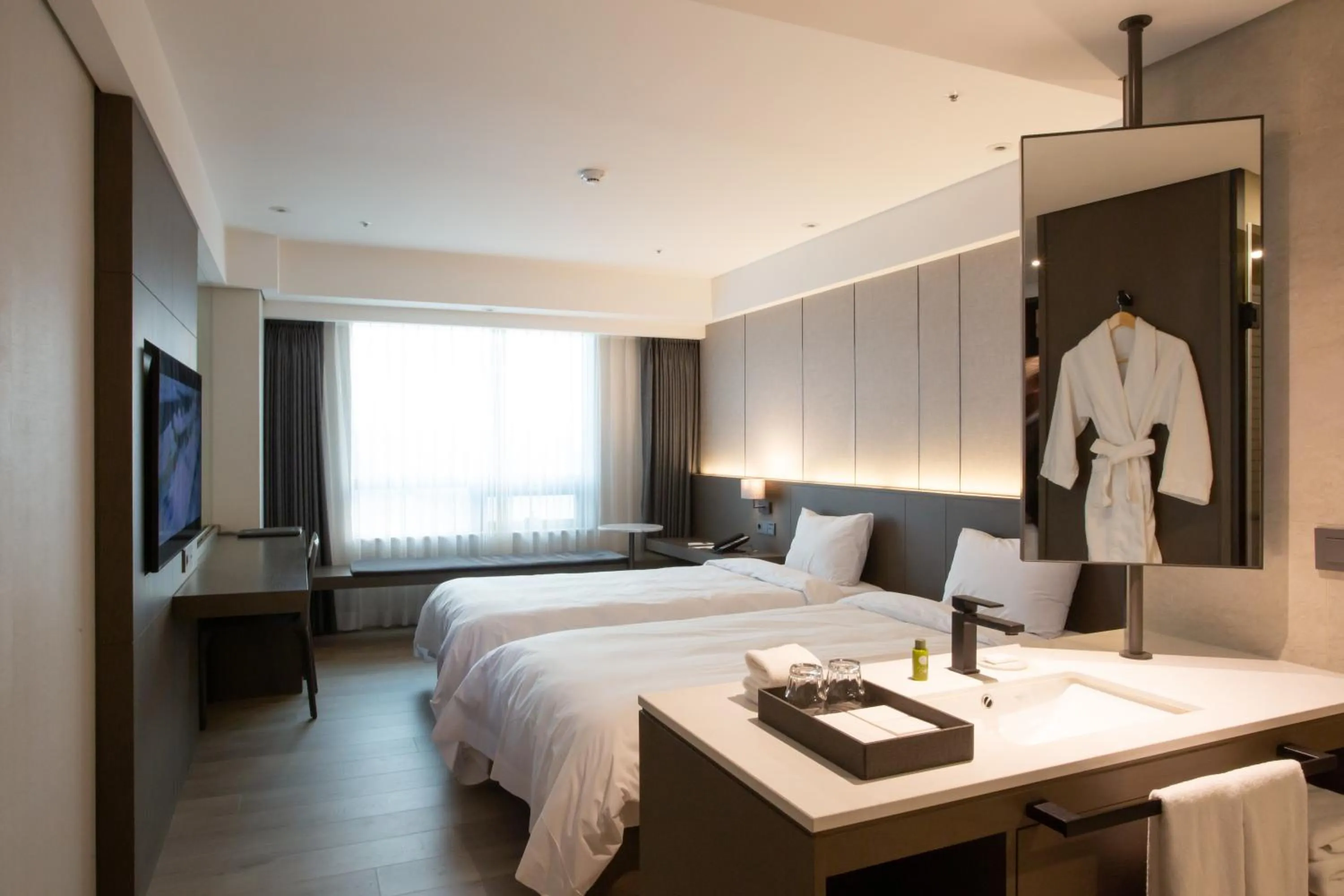 Bedroom, Bed in Hotel Interburgo Exco