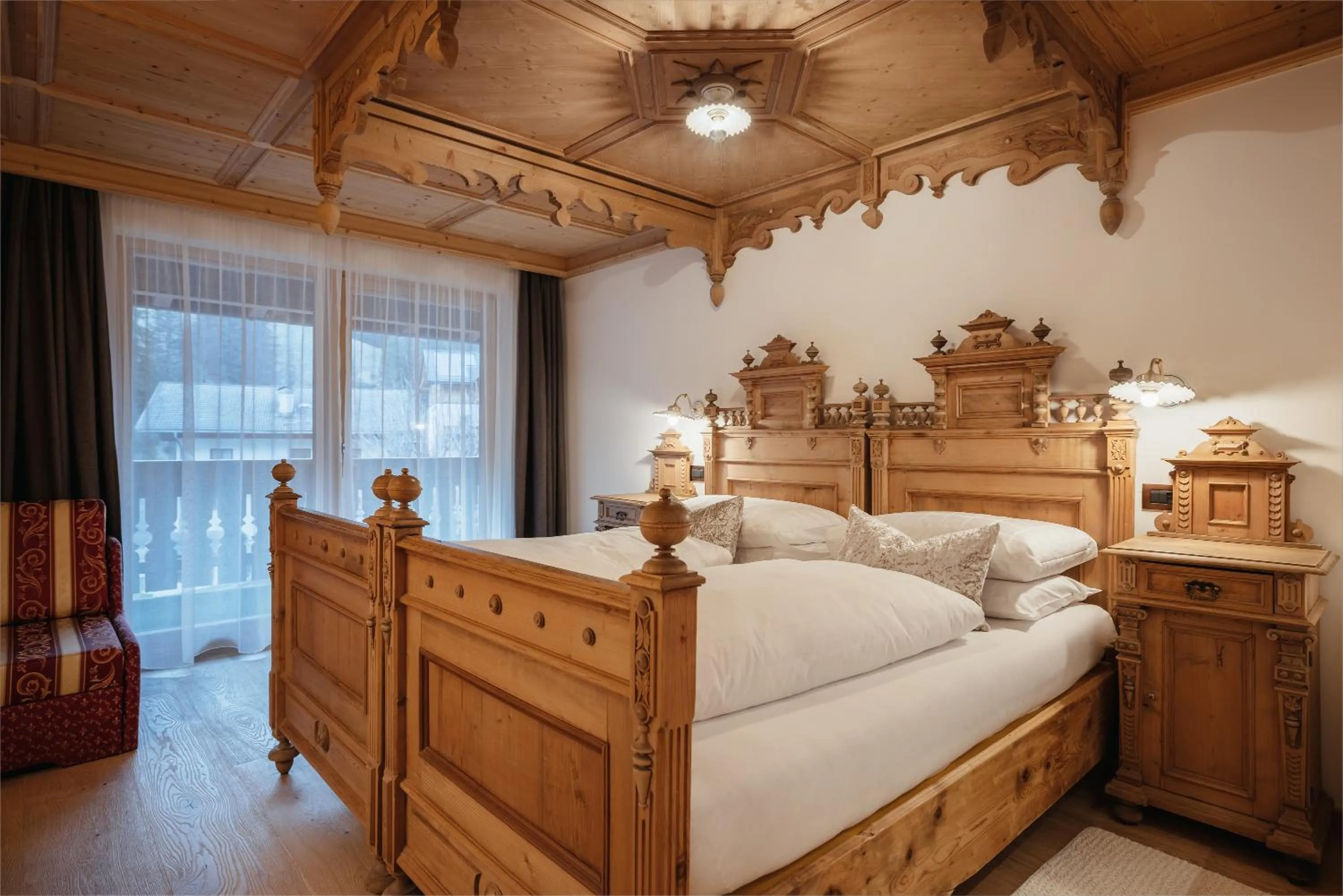 Bed in Albergo Posta Pederoa