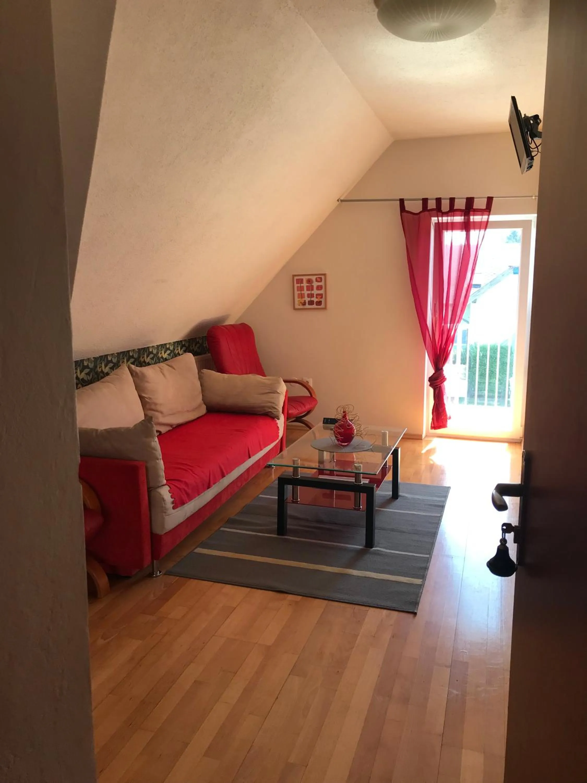 Seating area, Bed in Hotel Orlan