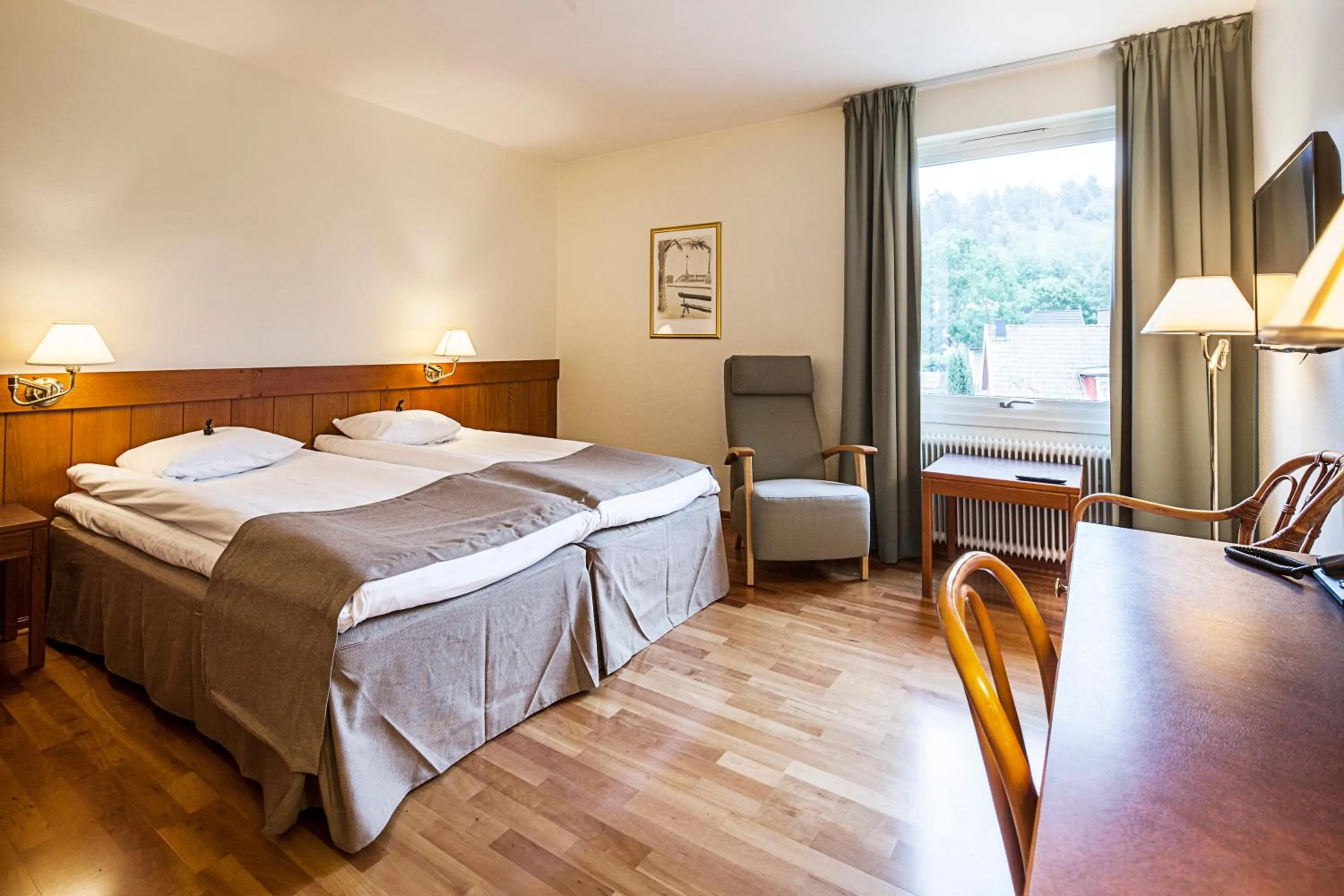 Bed in First Hotel Bengtsfors