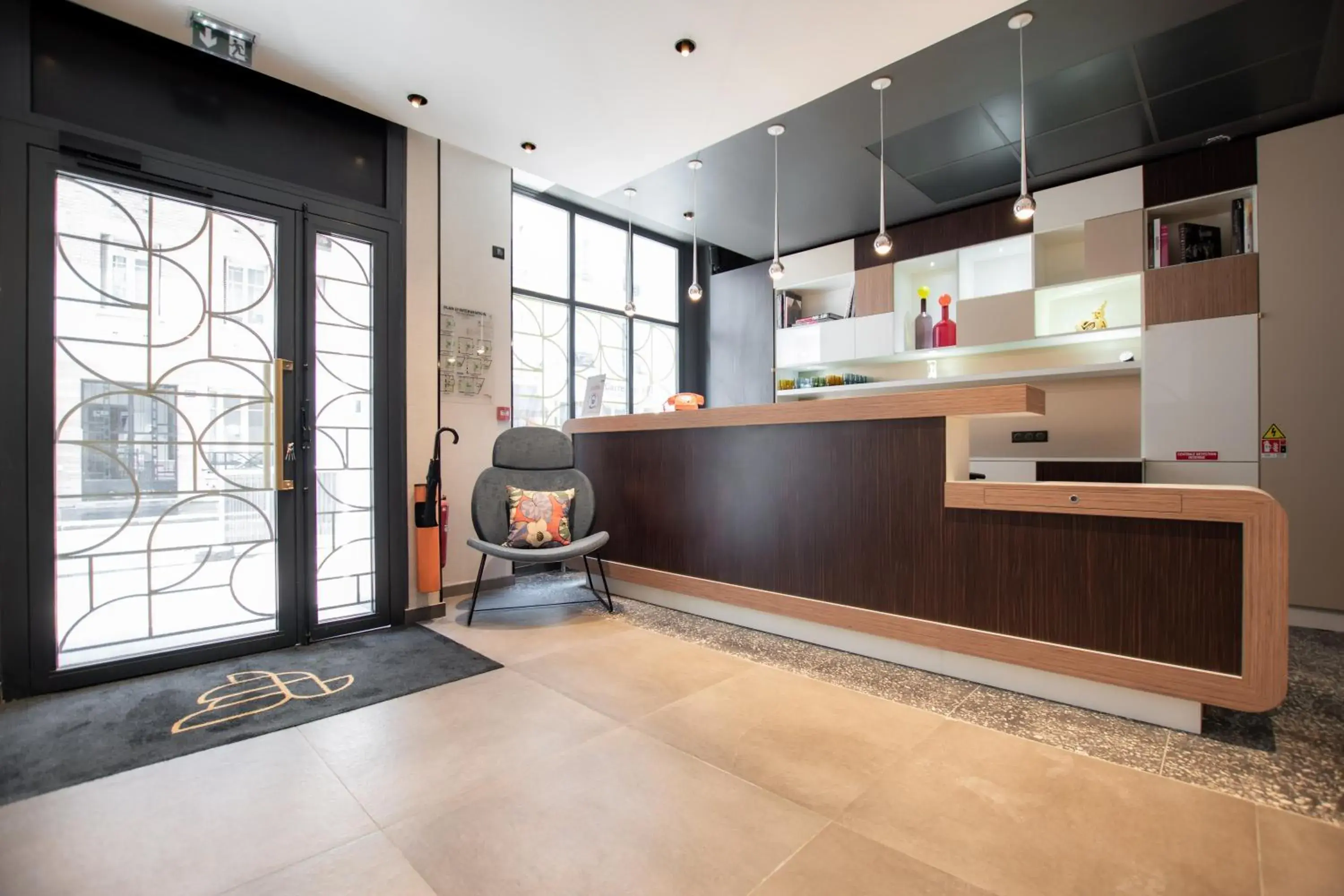 Lobby or reception in Hôtel de L'Esperance Lobby or reception in Hôtel de L'Esperance