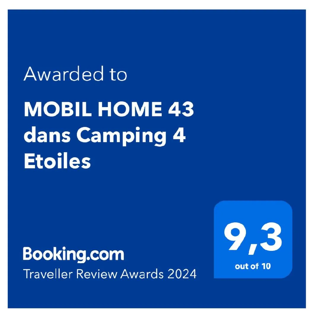 MOBIL HOME 43 dans Camping 4 Etoiles