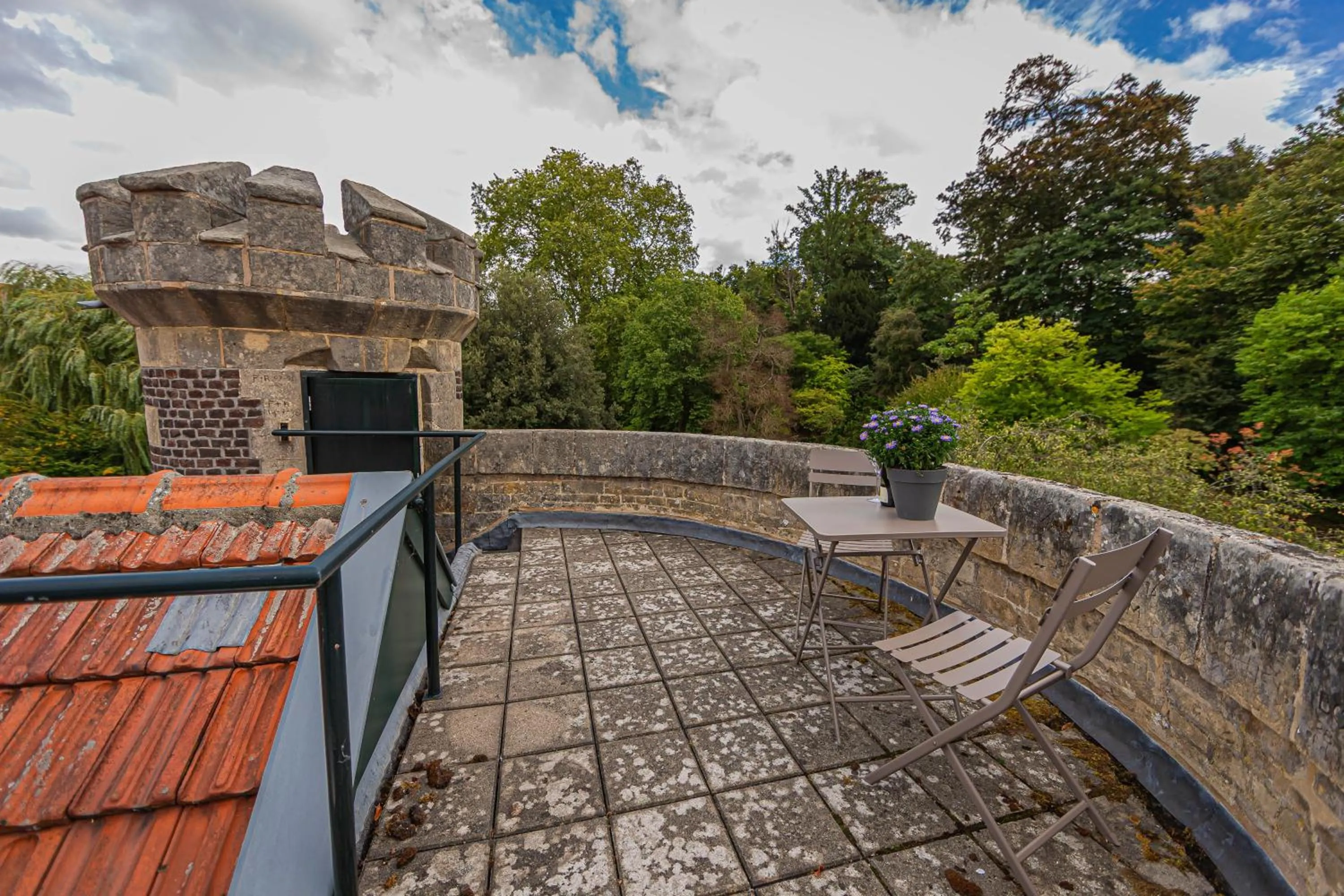 Balcony/Terrace in Buitenplaats Kasteel Elsloo