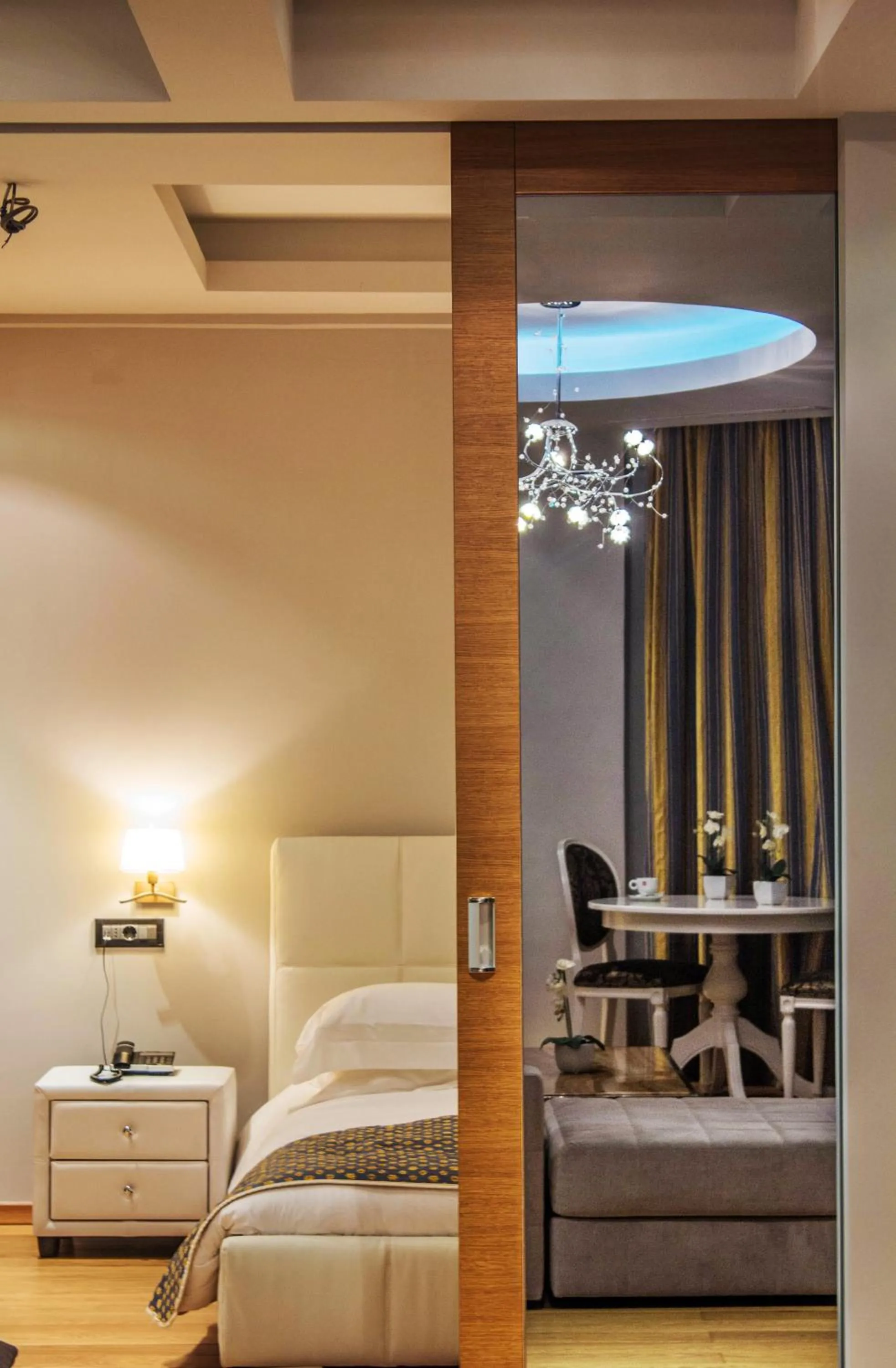 Decorative detail, Bed in Hotel Iliana