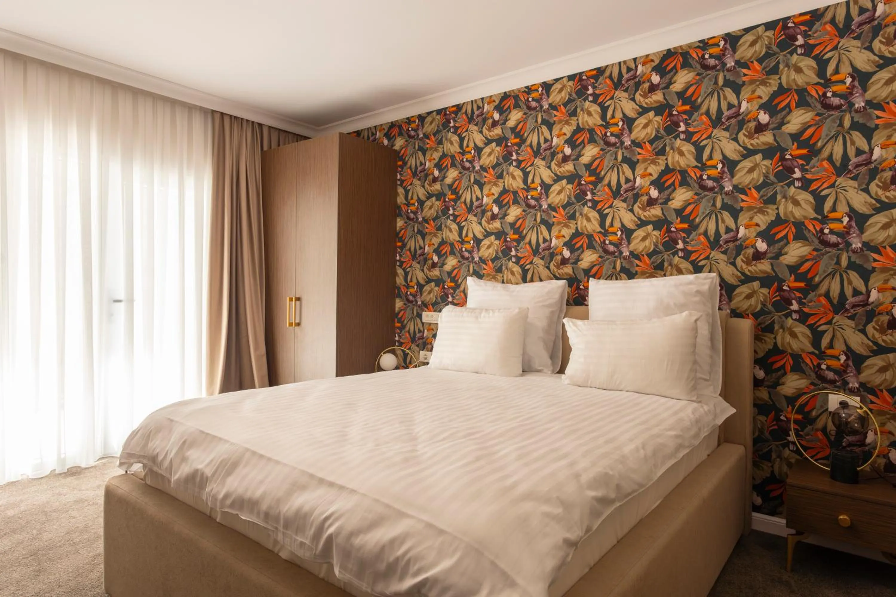 Bed in Ganzo Boutique Hotel