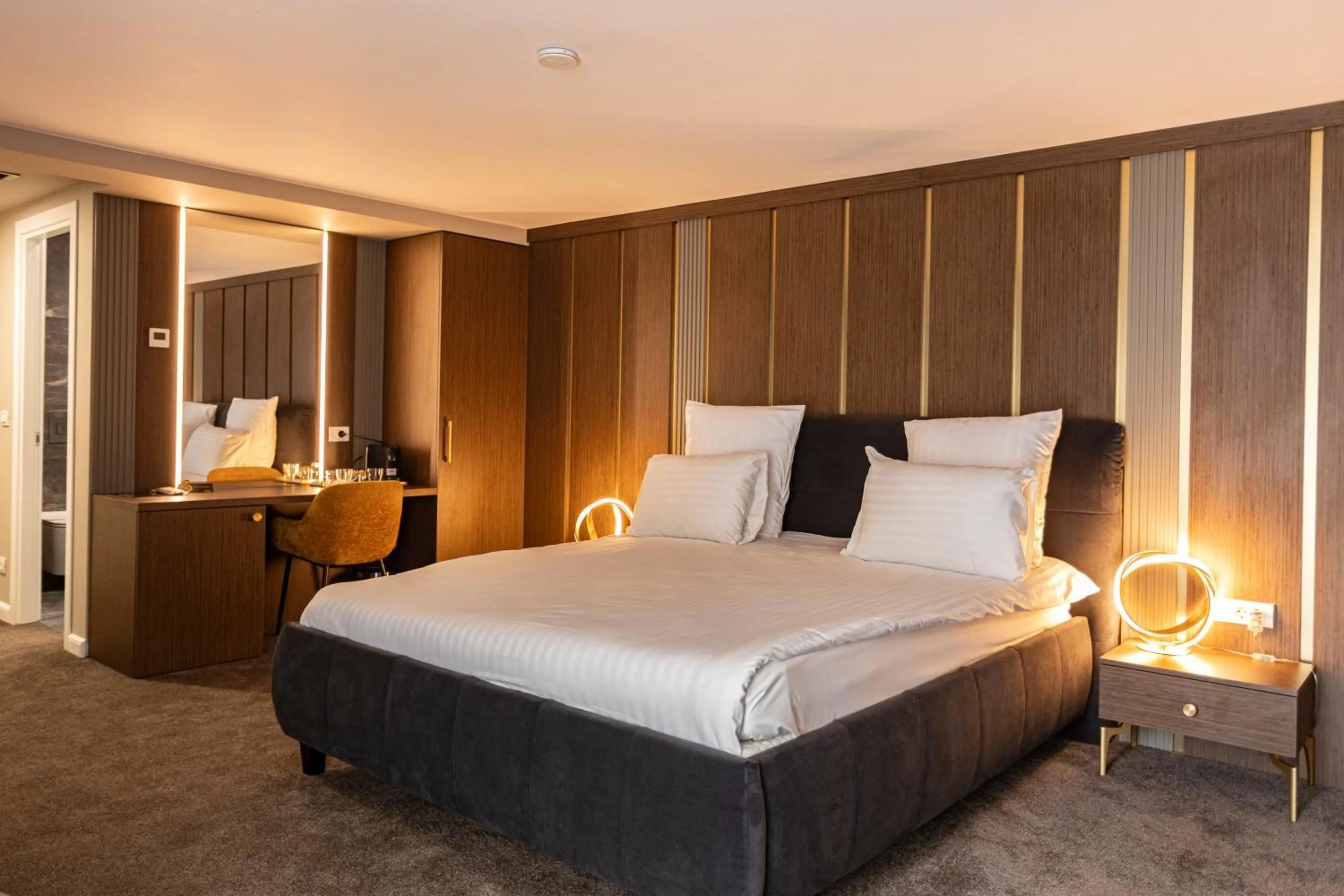 Bed in Ganzo Boutique Hotel