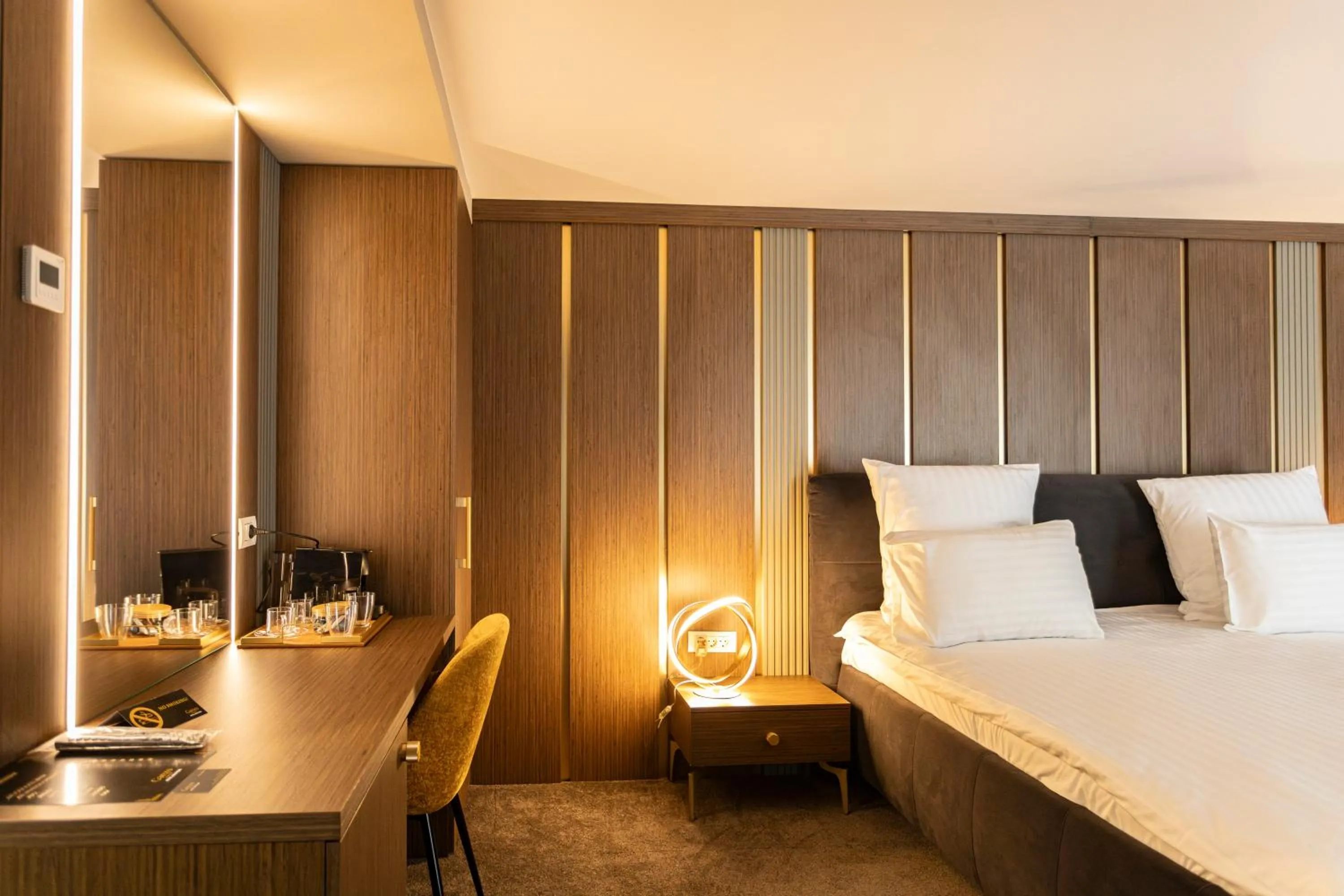 Bed in Ganzo Boutique Hotel