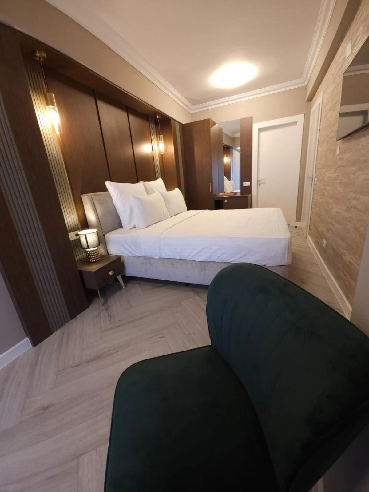 Bed in Ganzo Boutique Hotel