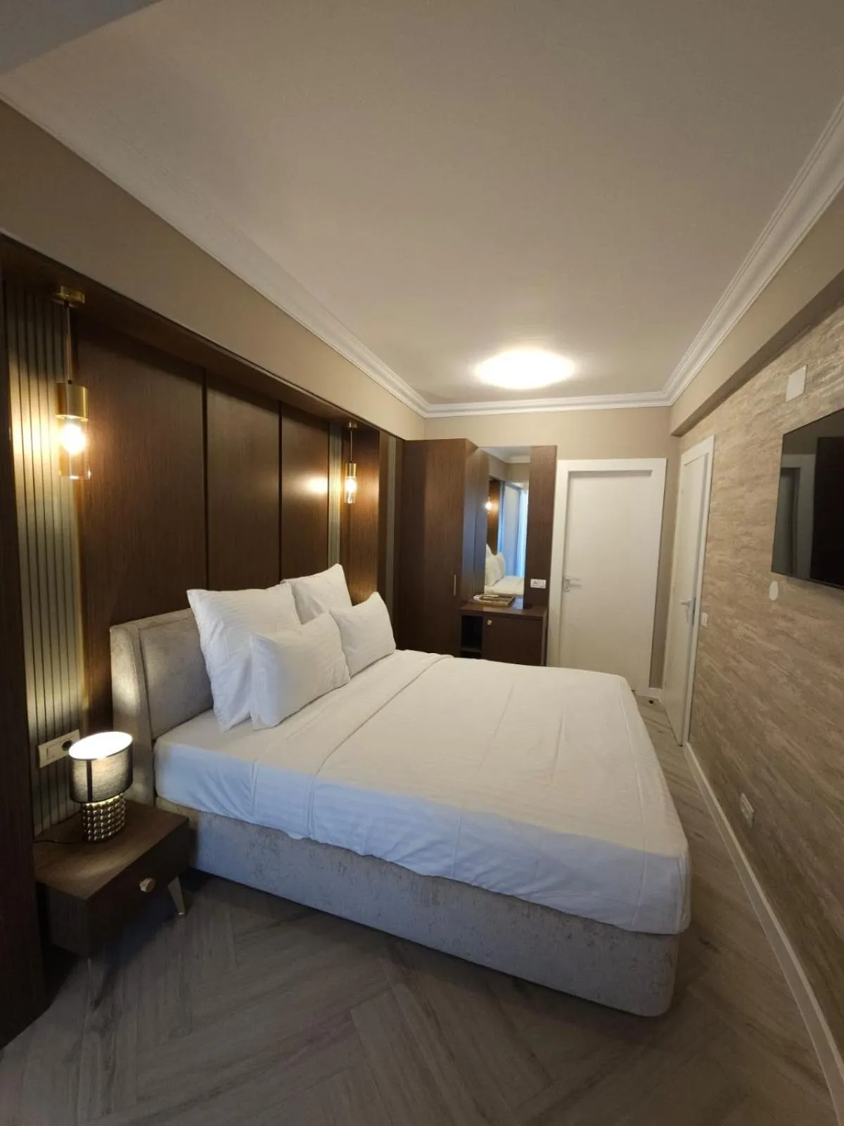 Bed in Ganzo Boutique Hotel