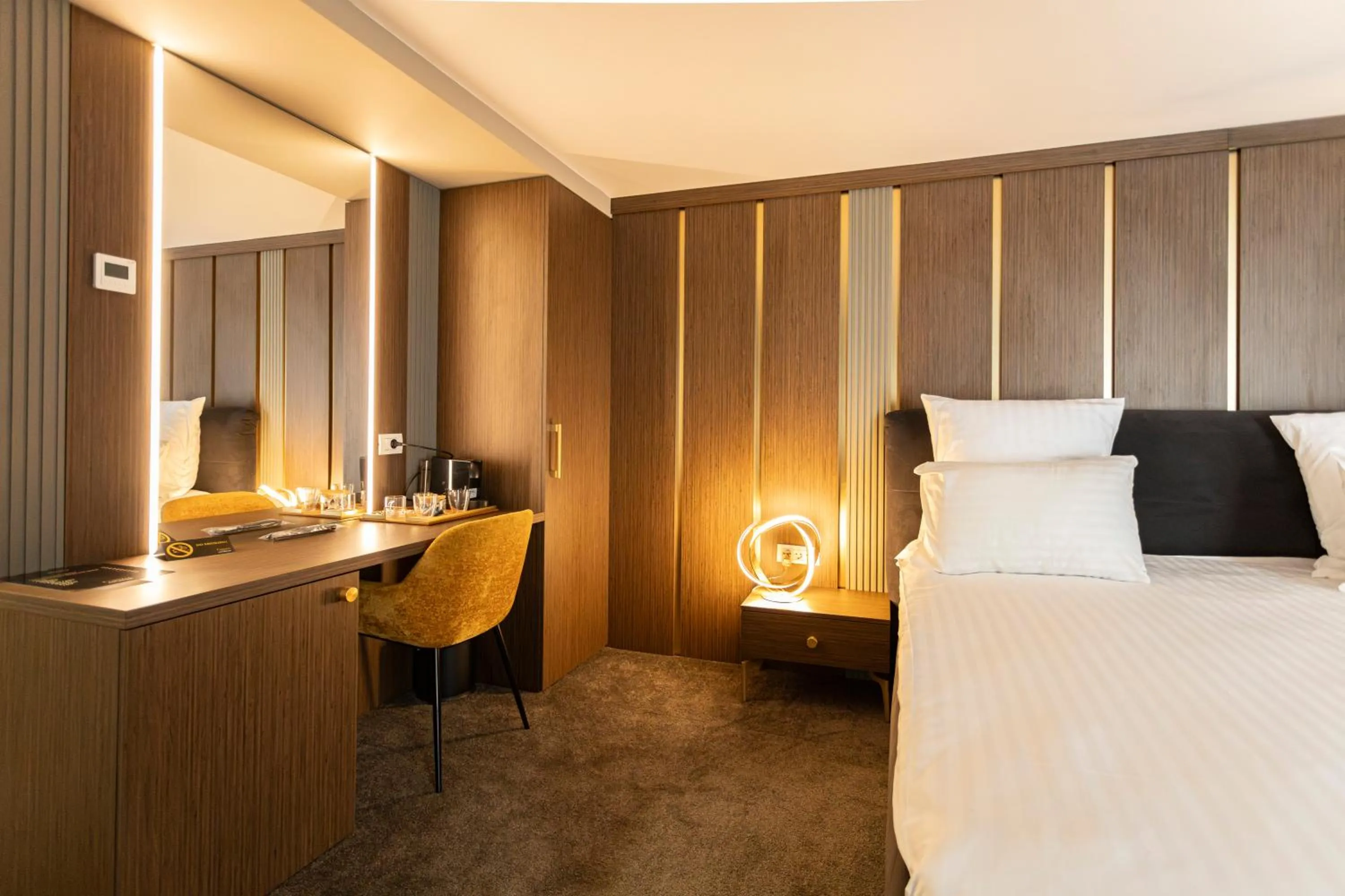 Bed in Ganzo Boutique Hotel