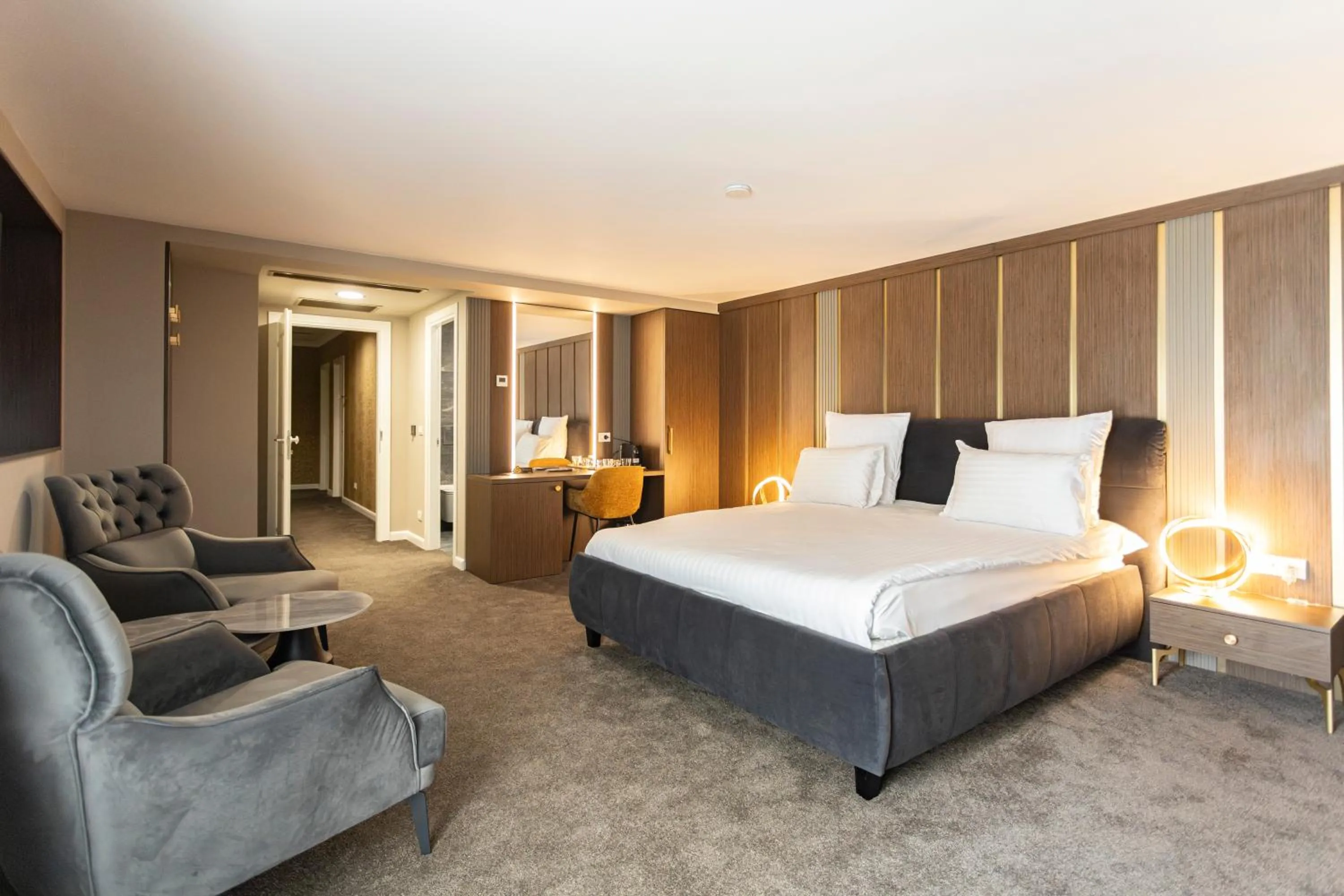 Bed in Ganzo Boutique Hotel