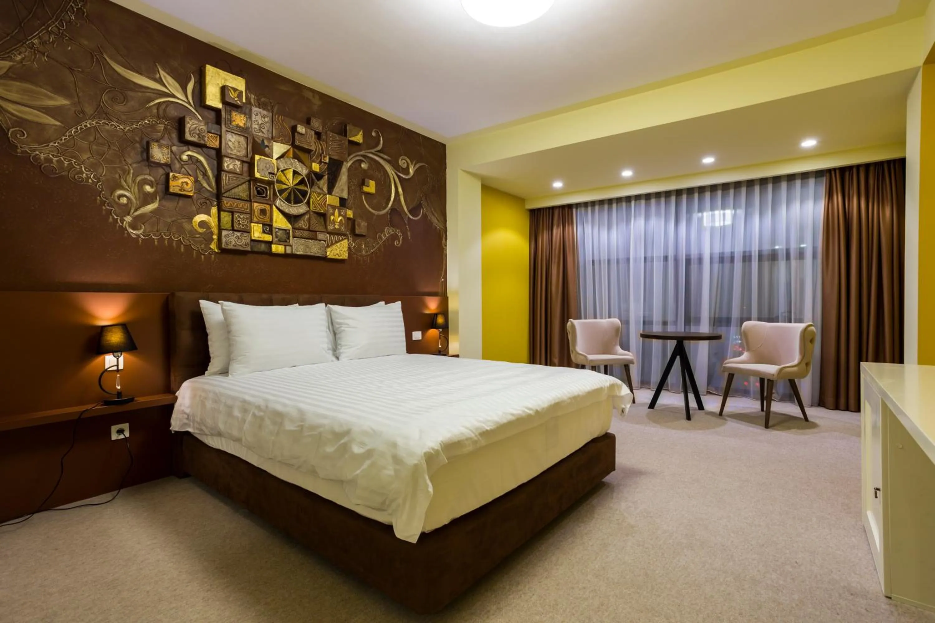 Bed in Ganzo Boutique Hotel