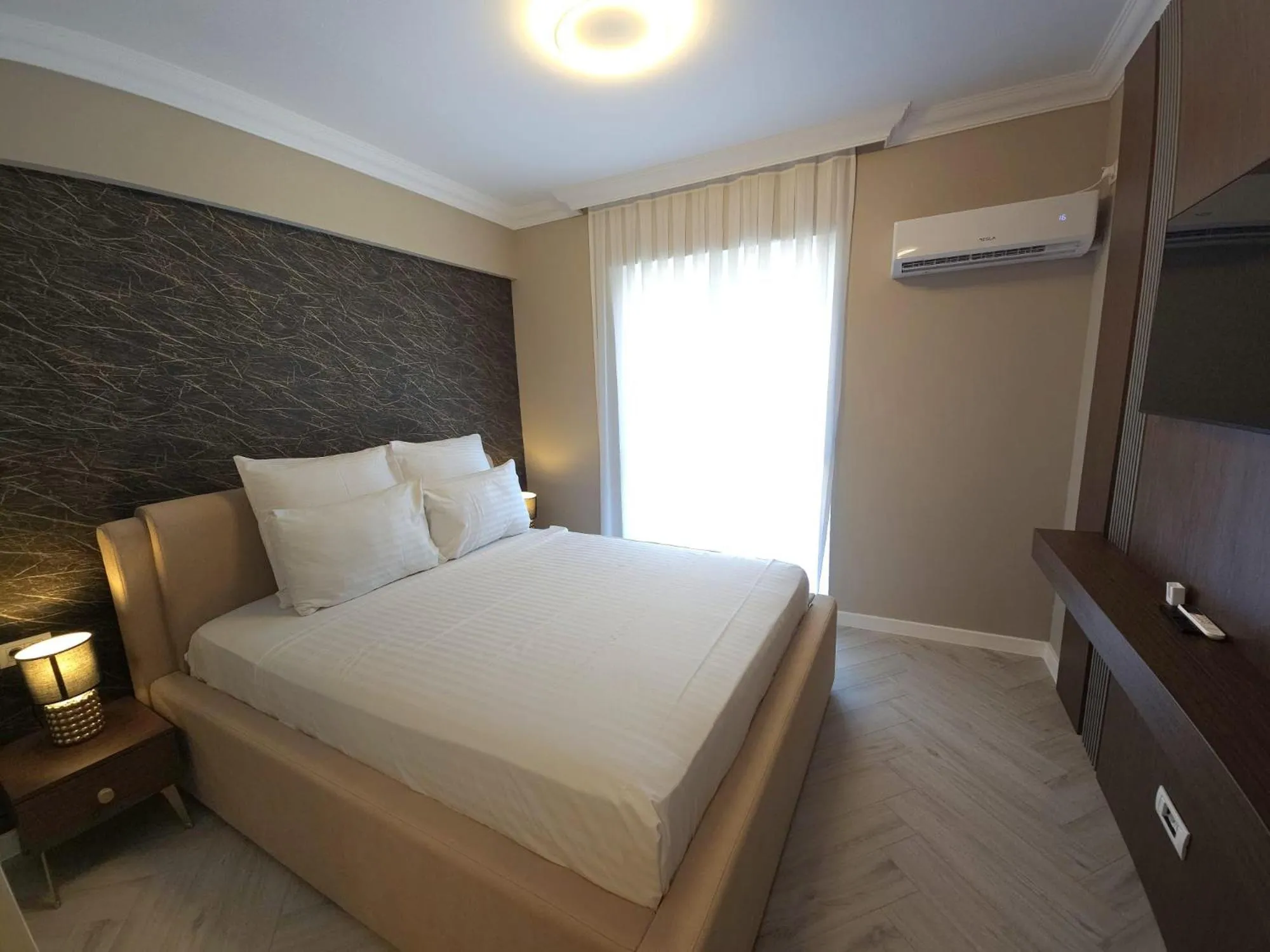 Bed in Ganzo Boutique Hotel