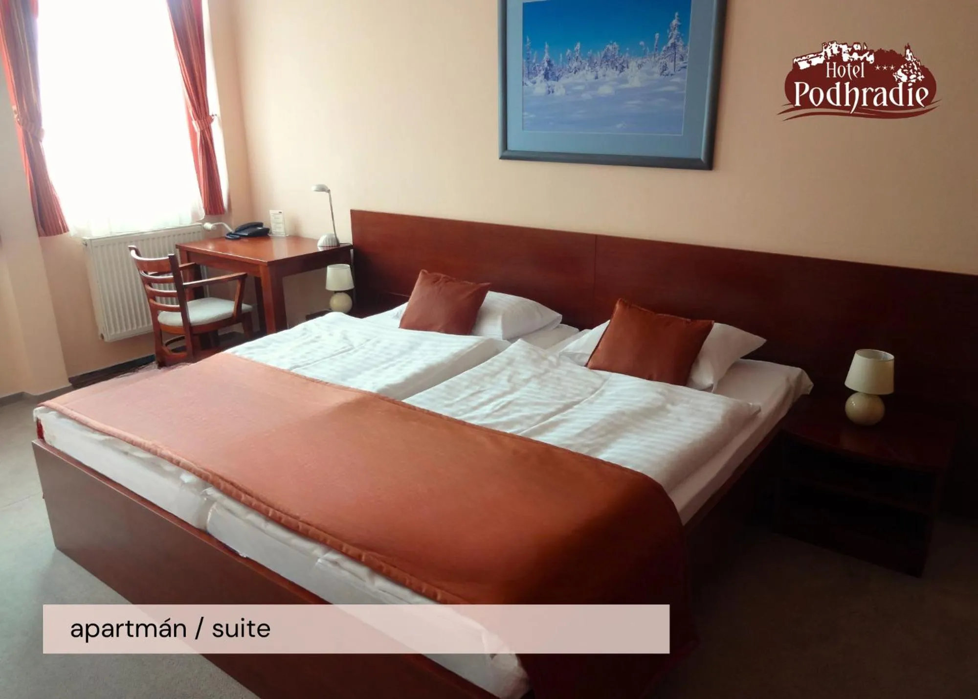 Bed in Hotel Podhradie