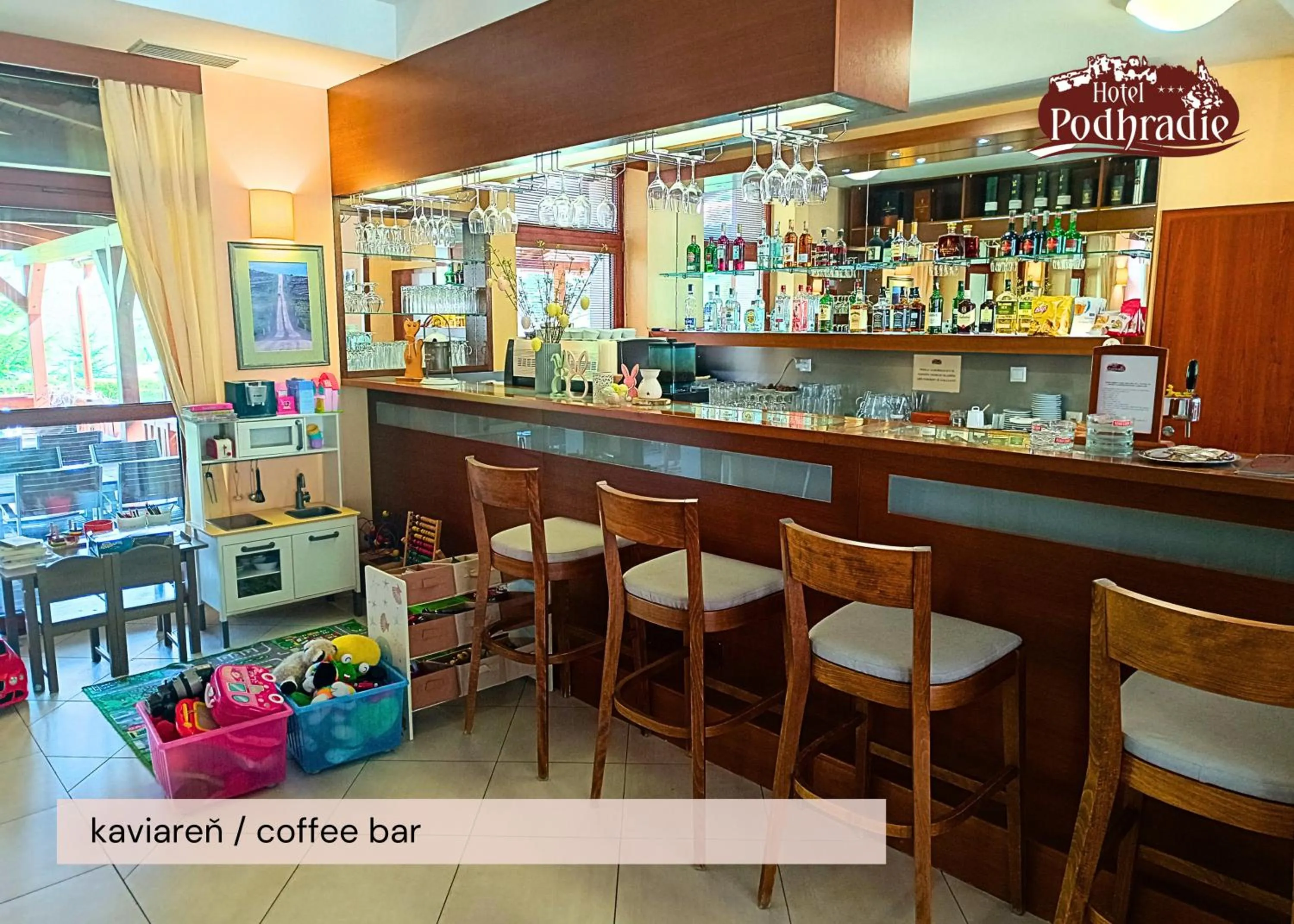 Lounge or bar in Hotel Podhradie