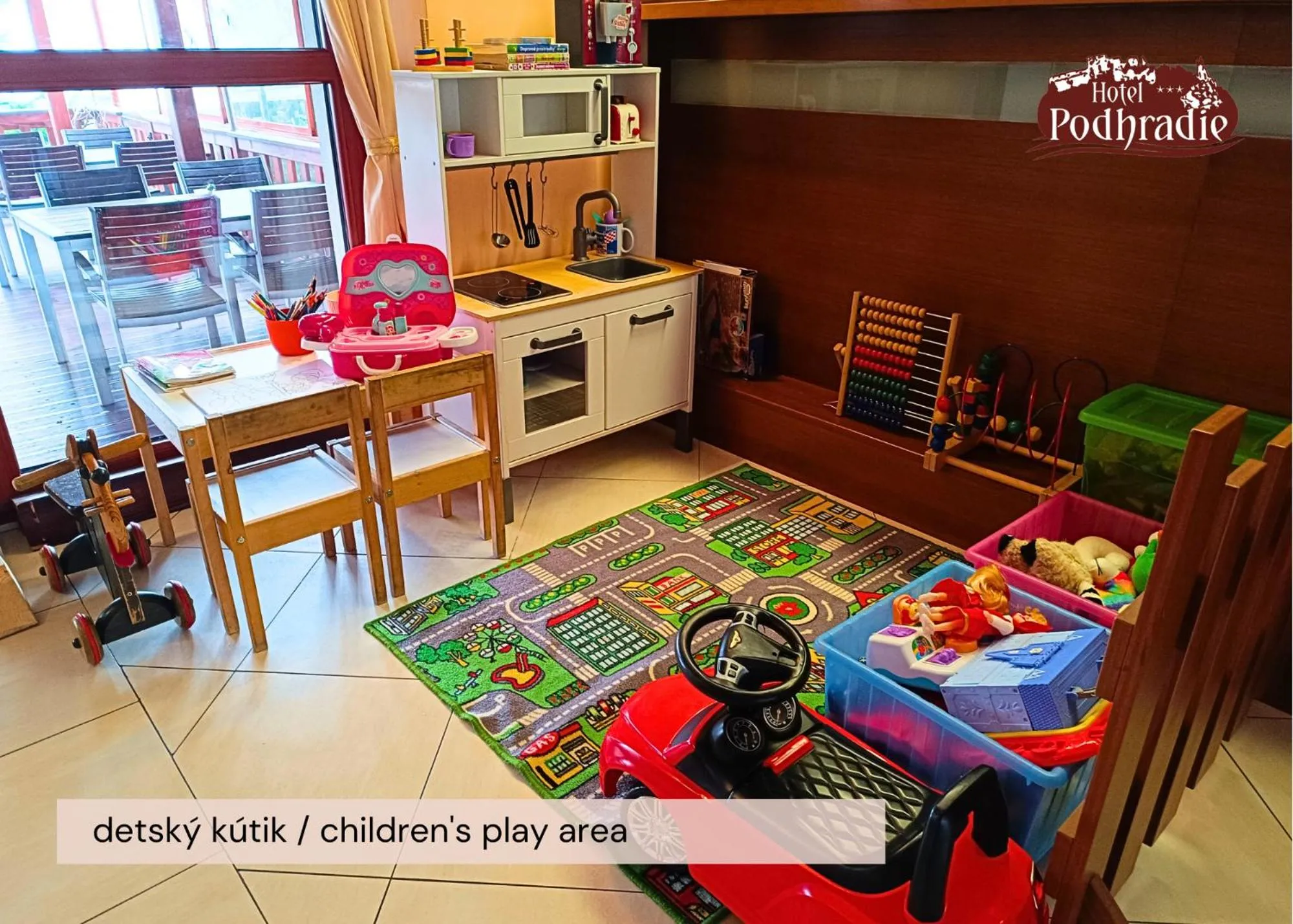 Decorative detail in Hotel Podhradie