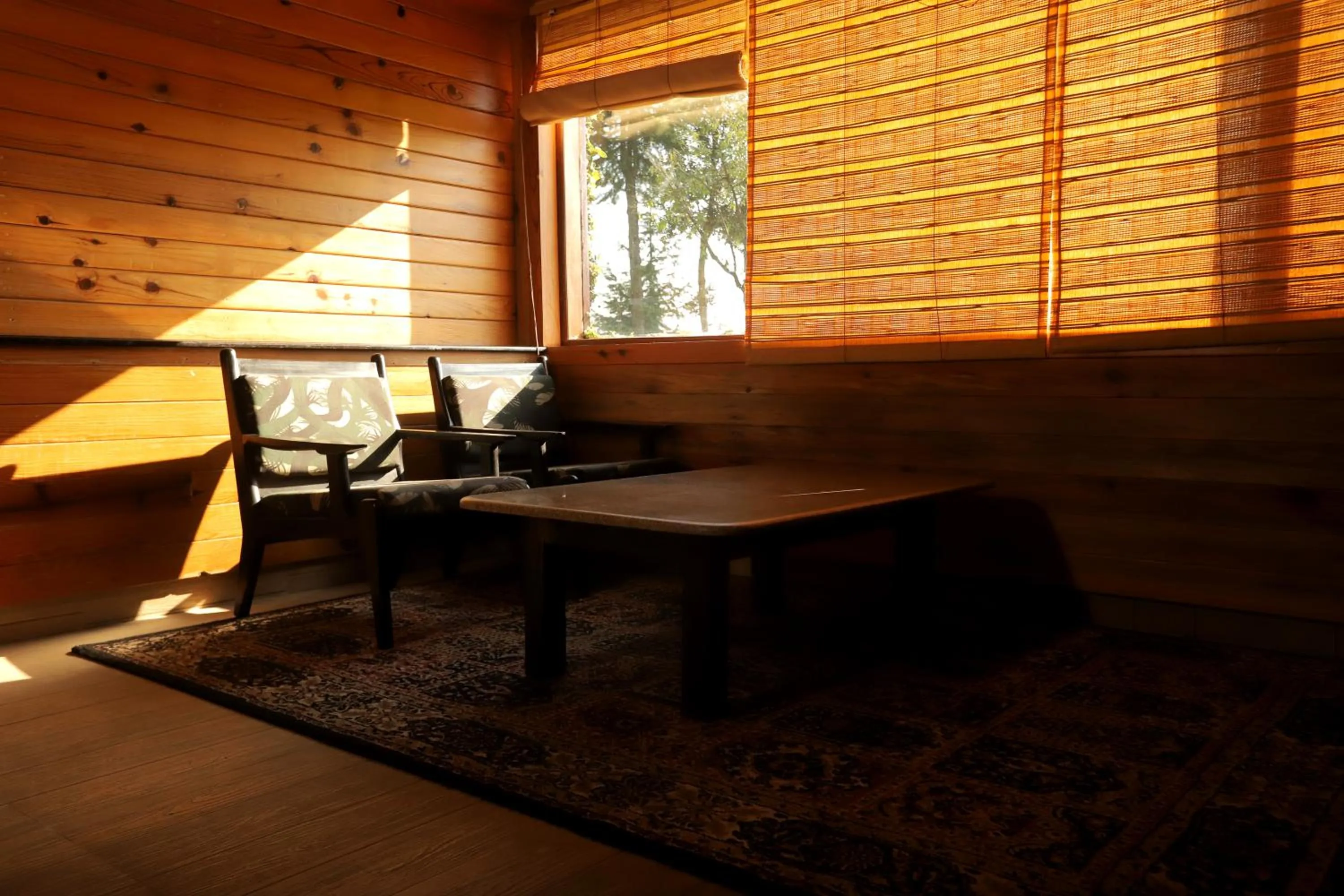 Seating area in Cedar Lodge By Aahma