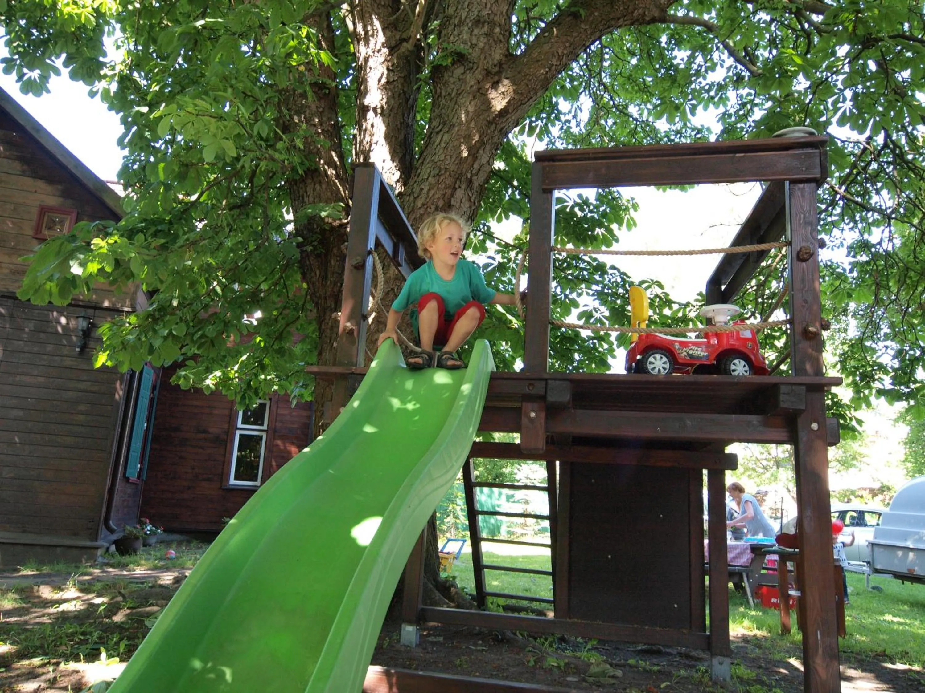 Children play ground in Ezera Maja