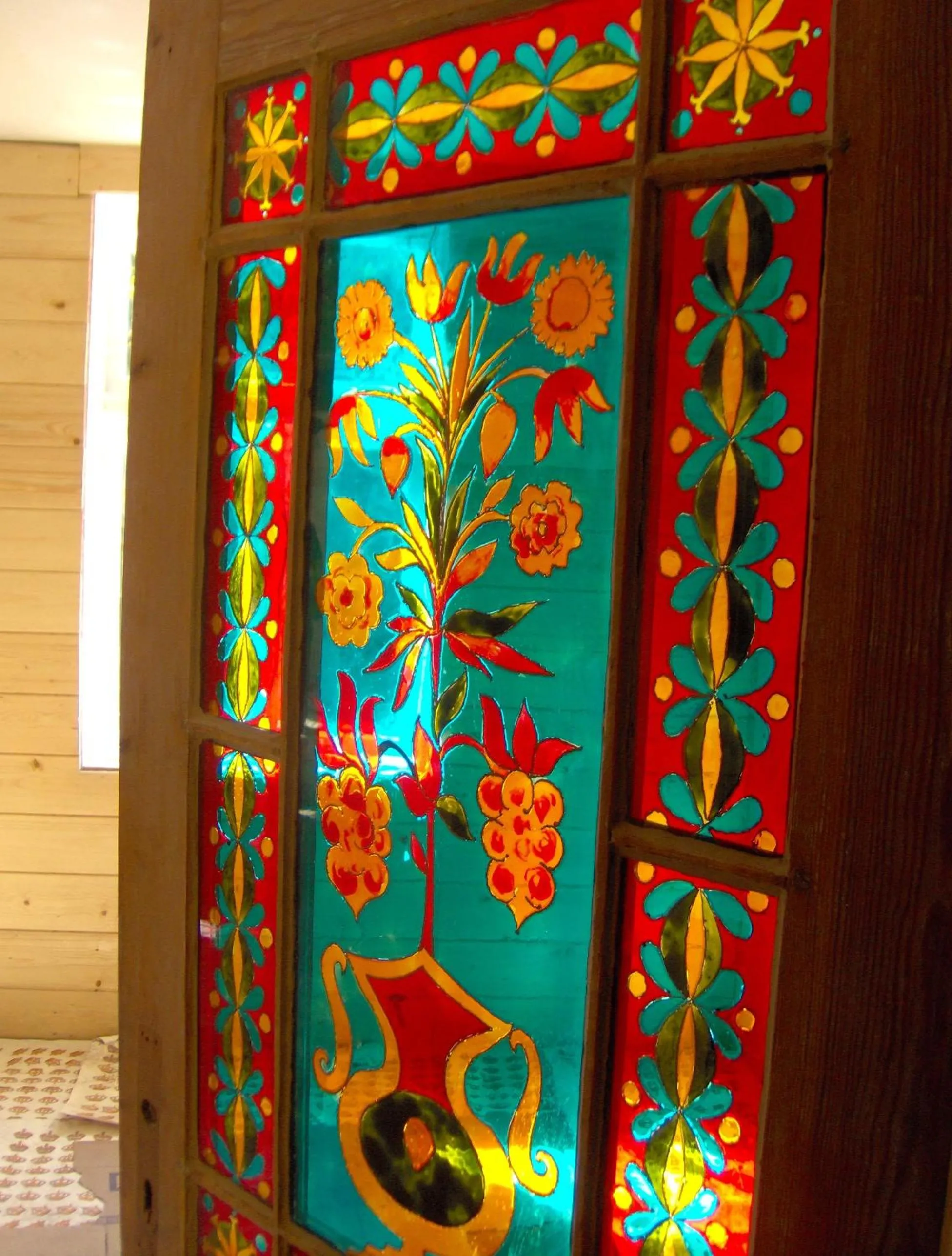 Decorative detail in Ezera Maja