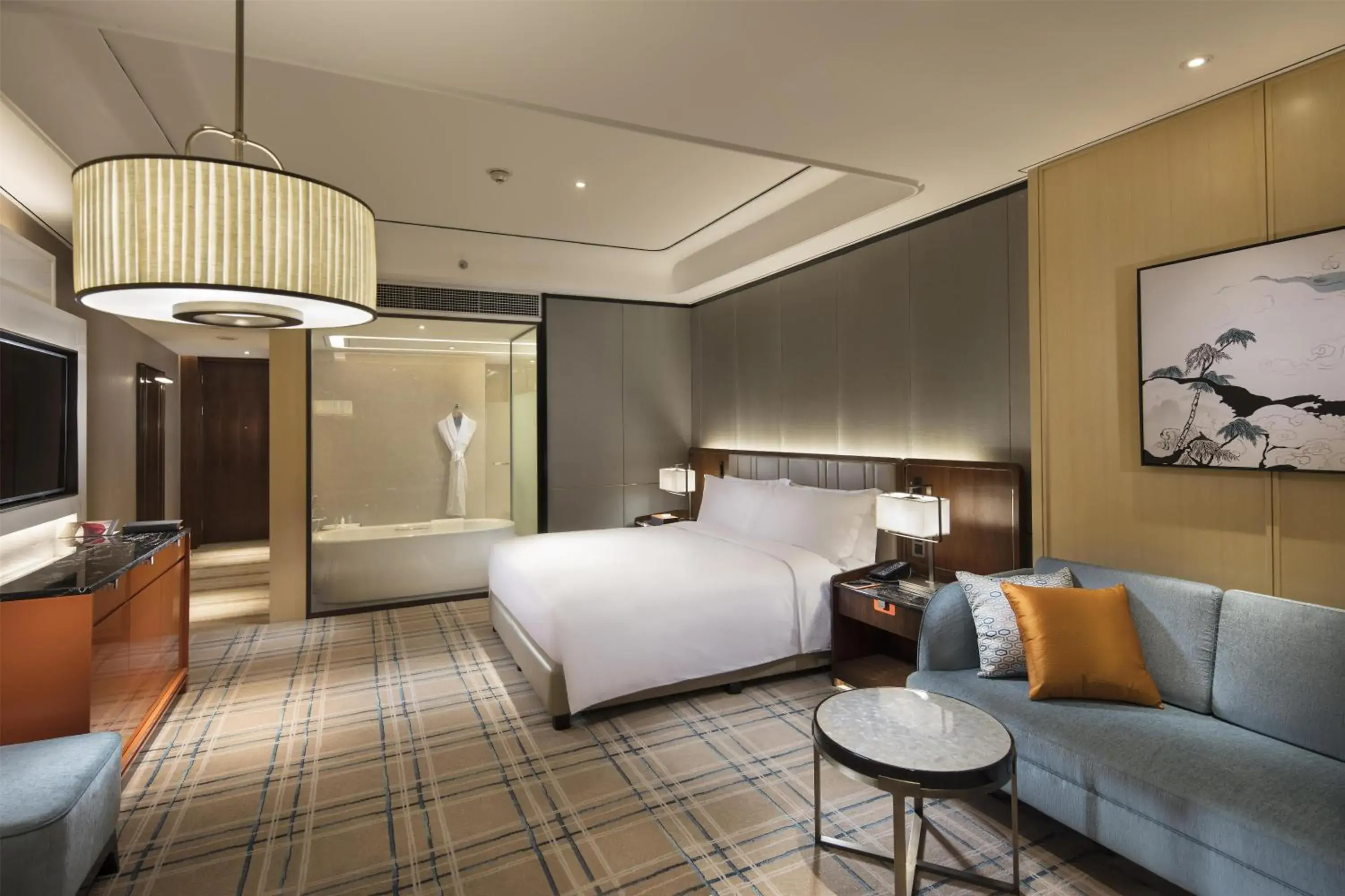 Bed in Hilton Fuzhou Bed in Hilton Fuzhou