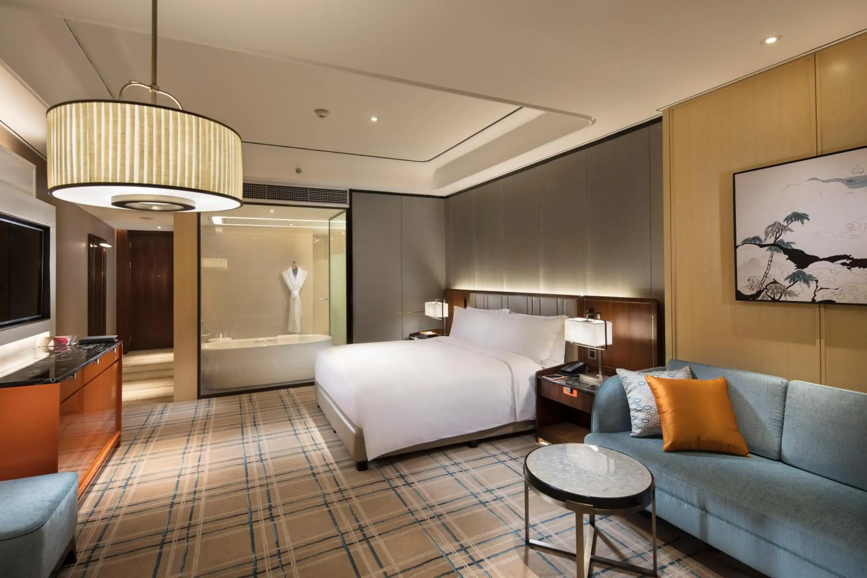 Photo of the whole room, Bed in Hilton Fuzhou Photo of the whole room, Bed in Hilton Fuzhou