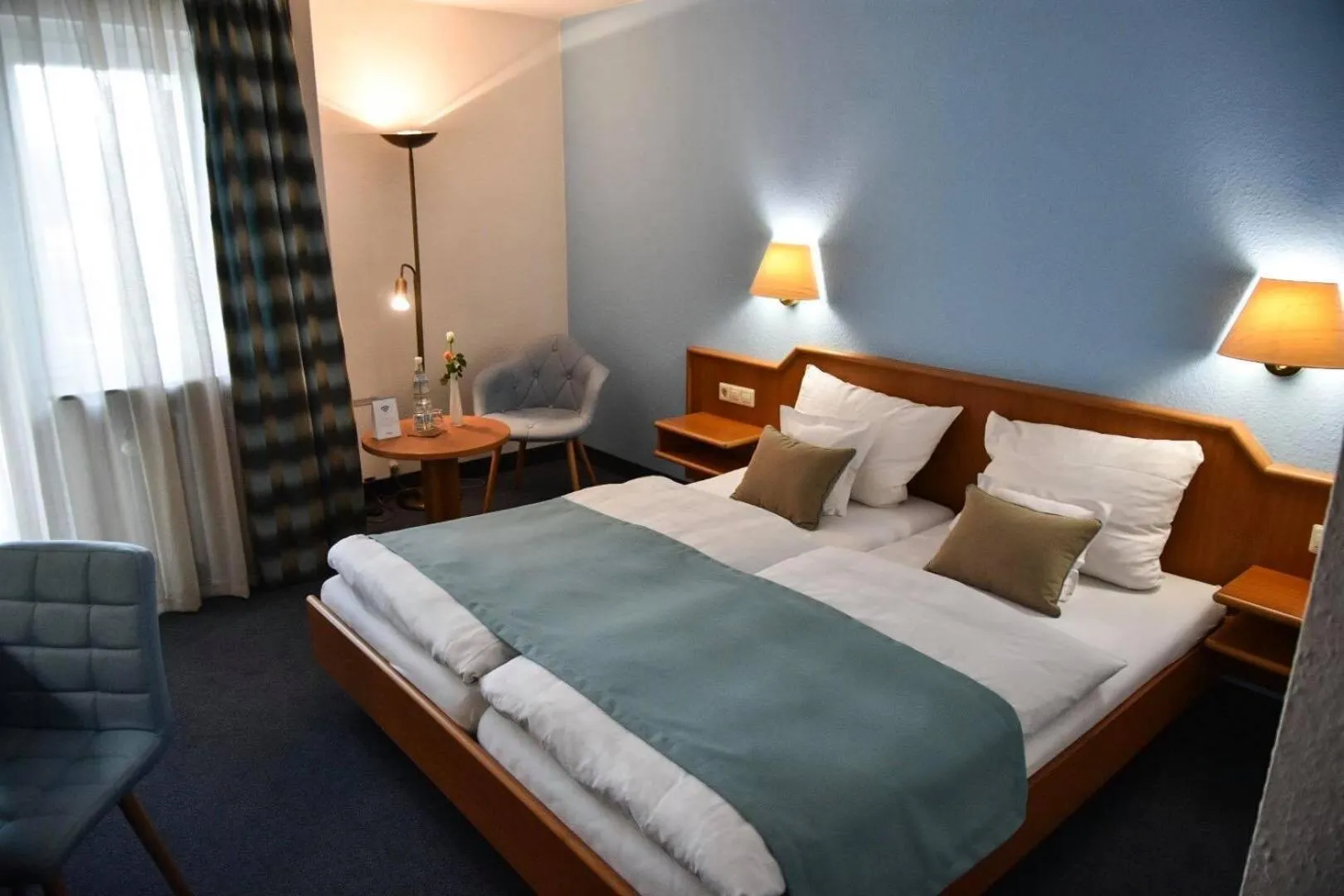 Photo of the whole room, Bed in Martins Klause Airport Messe Hotel - Self Check-In