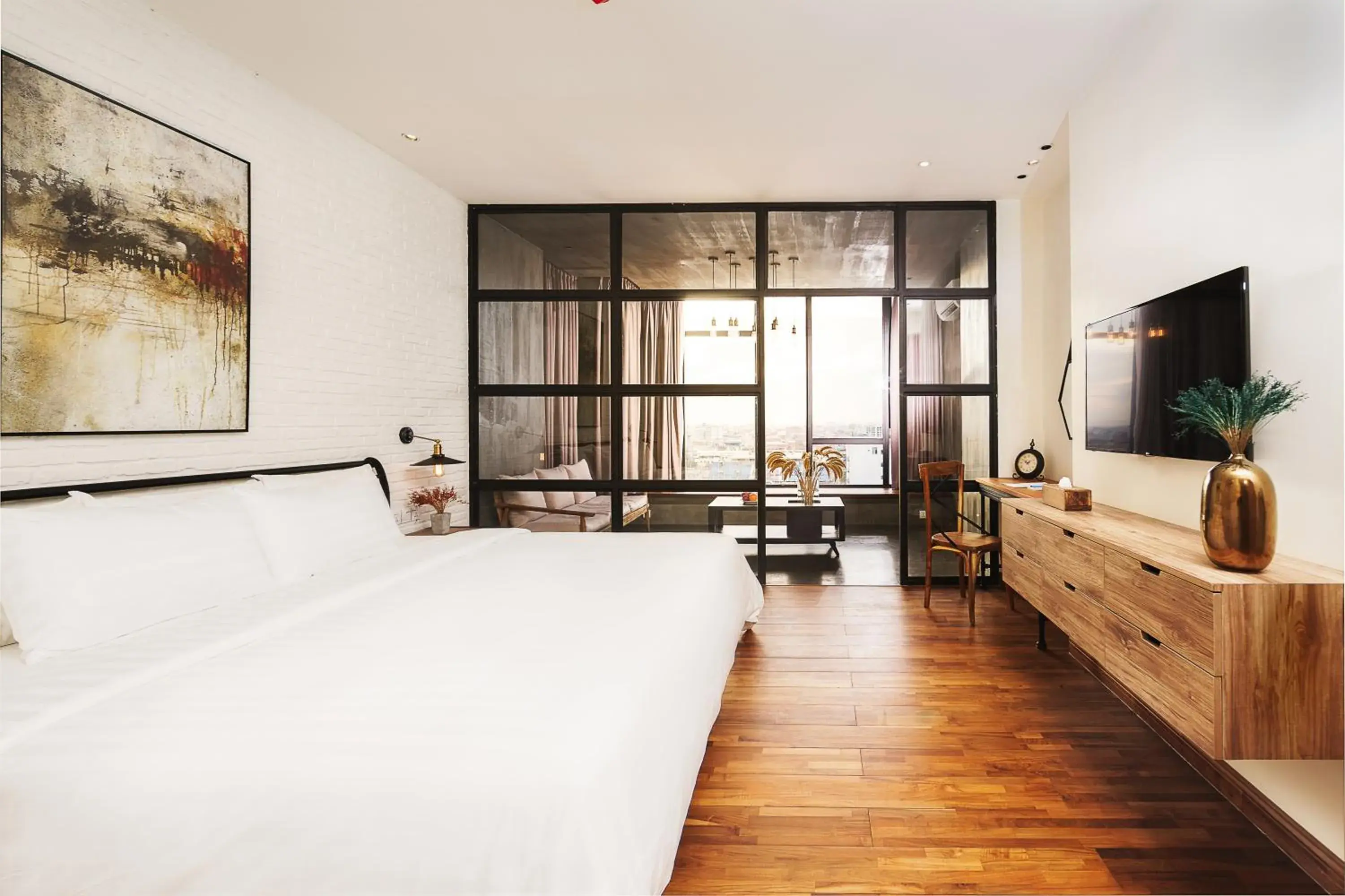 Living room, Bed in SIM Boutique Hotel Living room, Bed in SIM Boutique Hotel