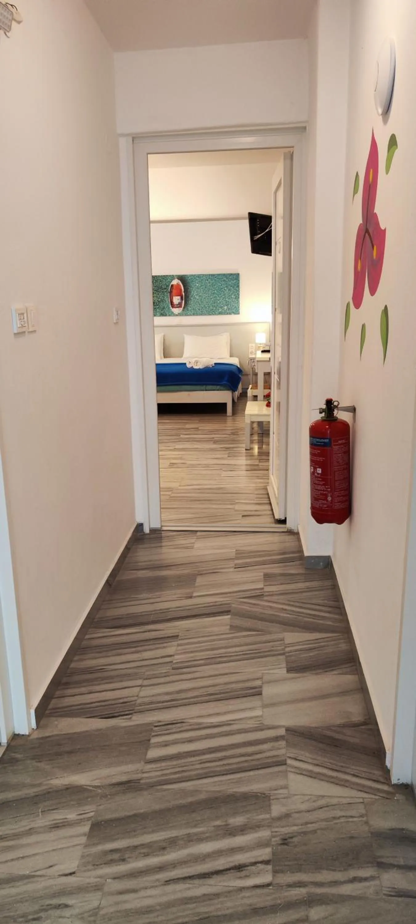 View (from property/room), Bed in Ragousis Apartments