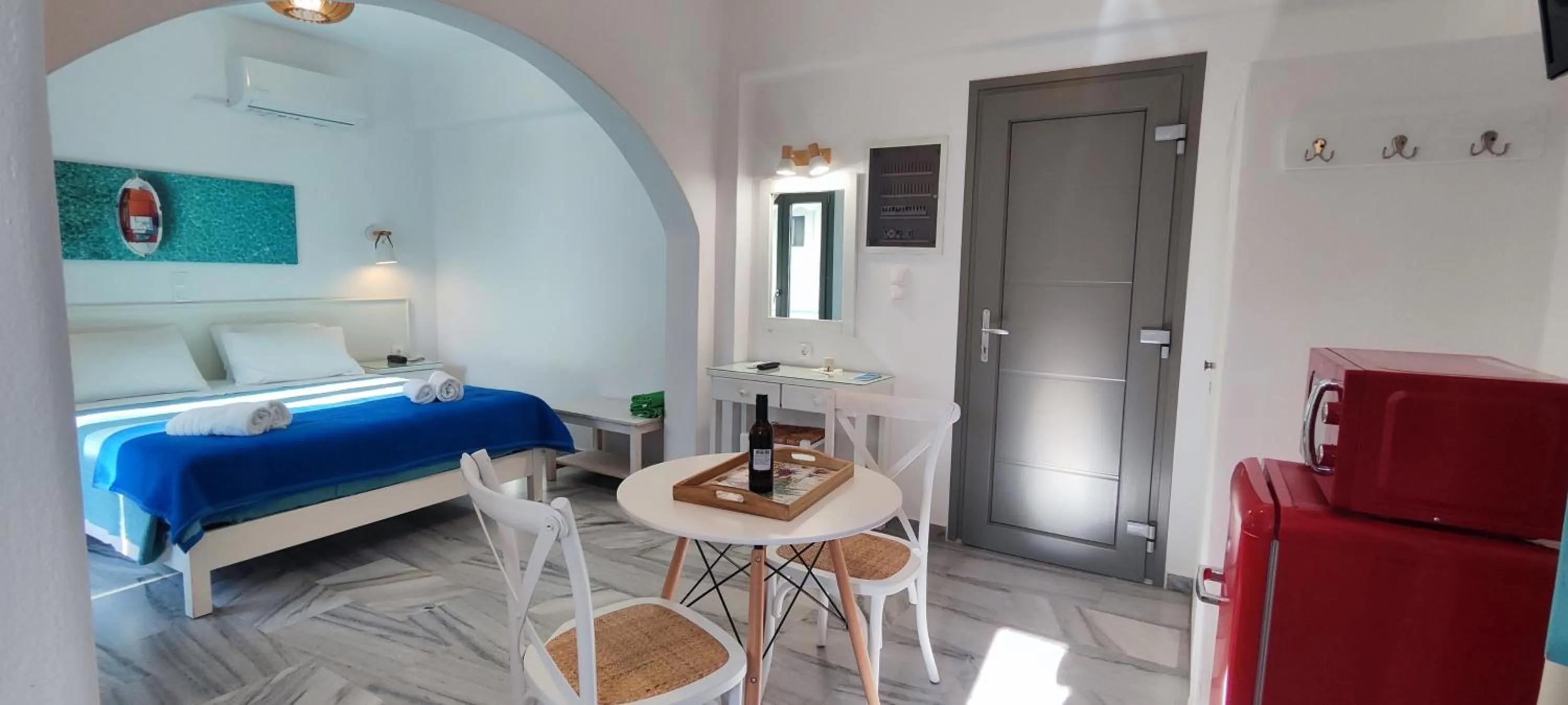 Bed in Ragousis Apartments