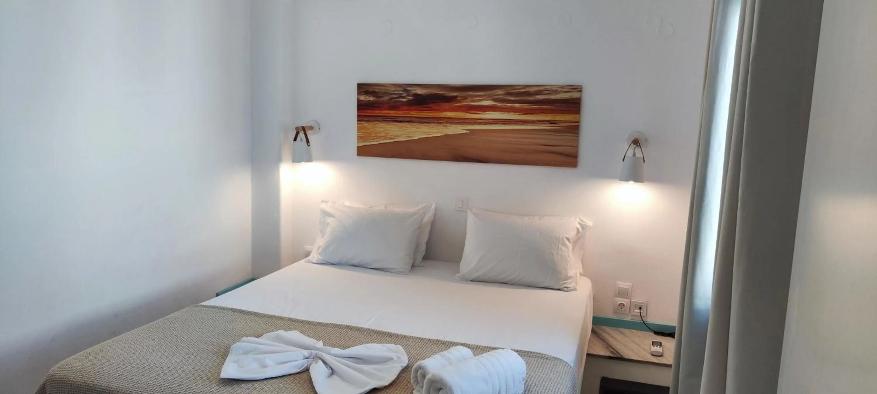 Bed in Ragousis Apartments