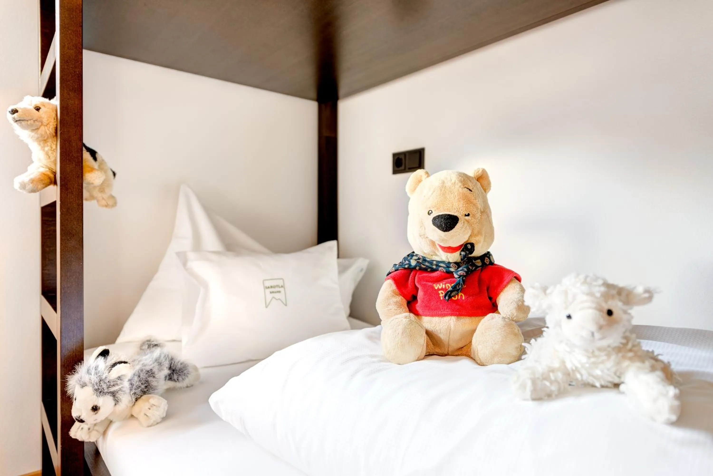 Decorative detail, Bed in Aktiv-Hotel Sarotla