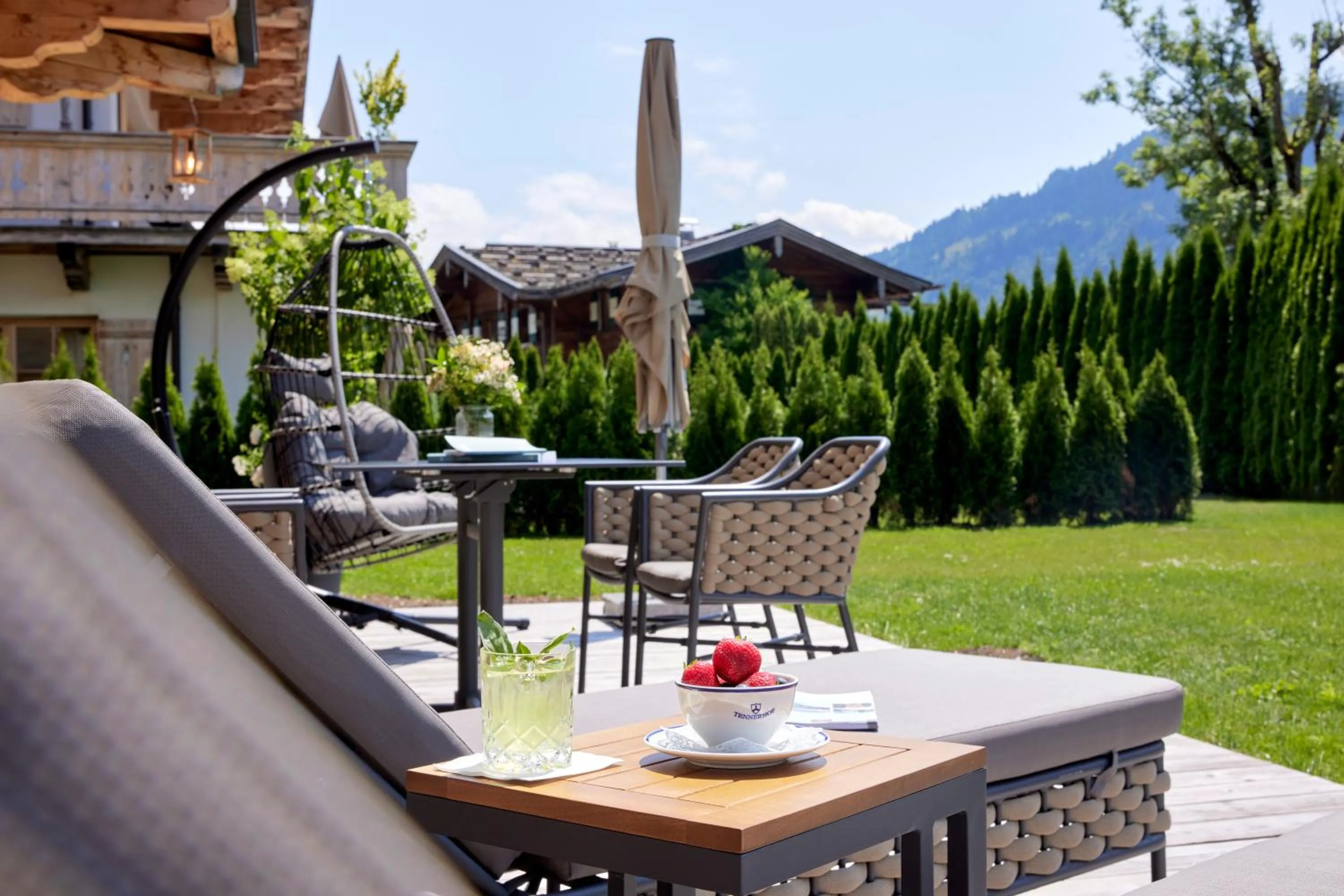 Natural landscape in Tennerhof Luxury Chalets