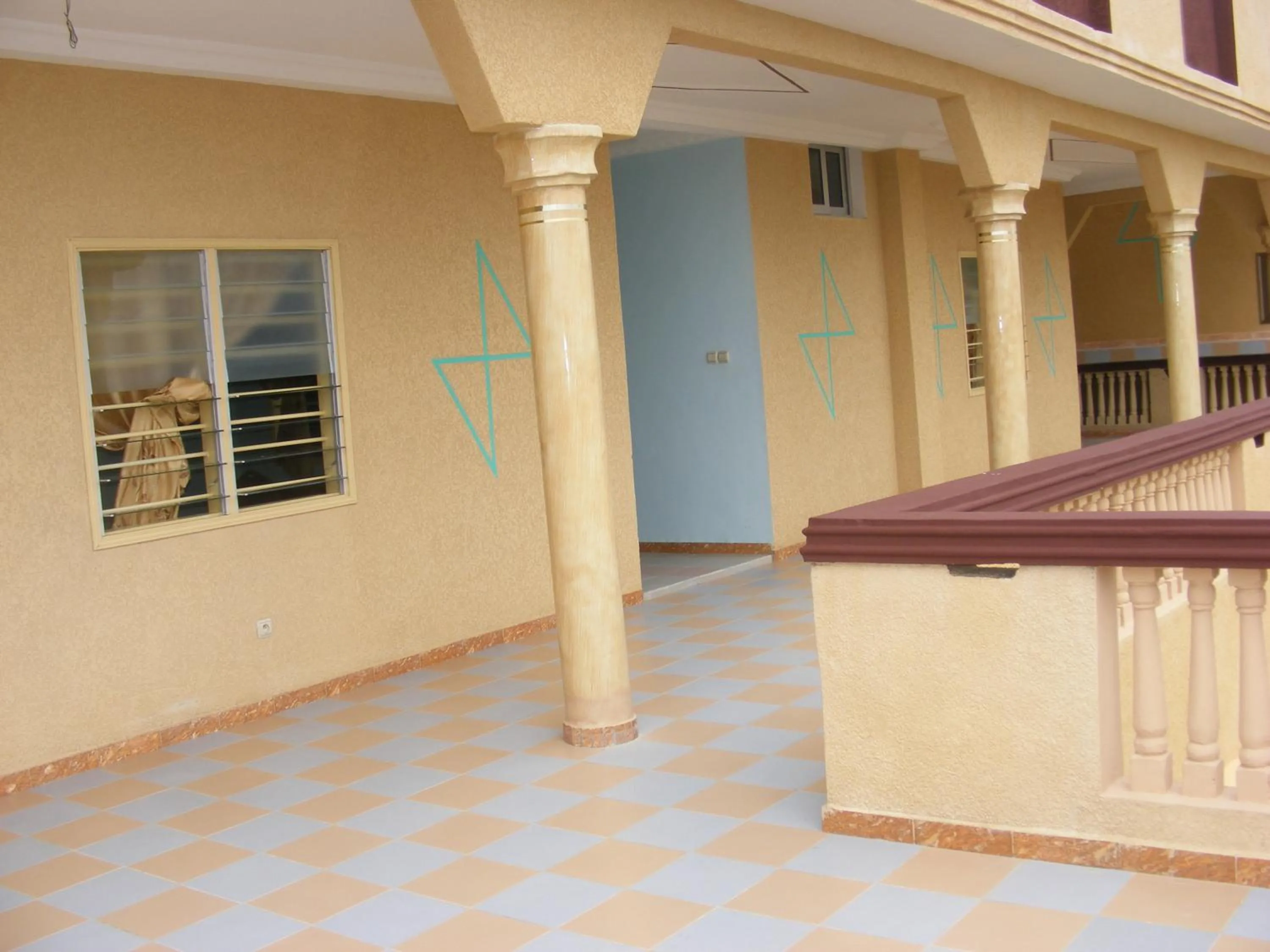 Balcony/Terrace in Hotel Safari COTONOU