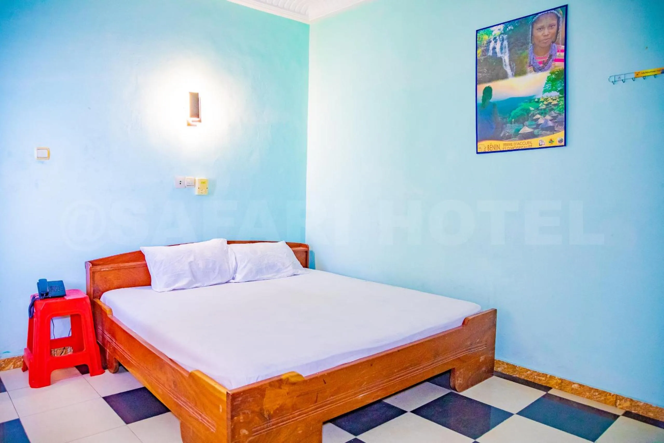 Bed in Hotel Safari COTONOU