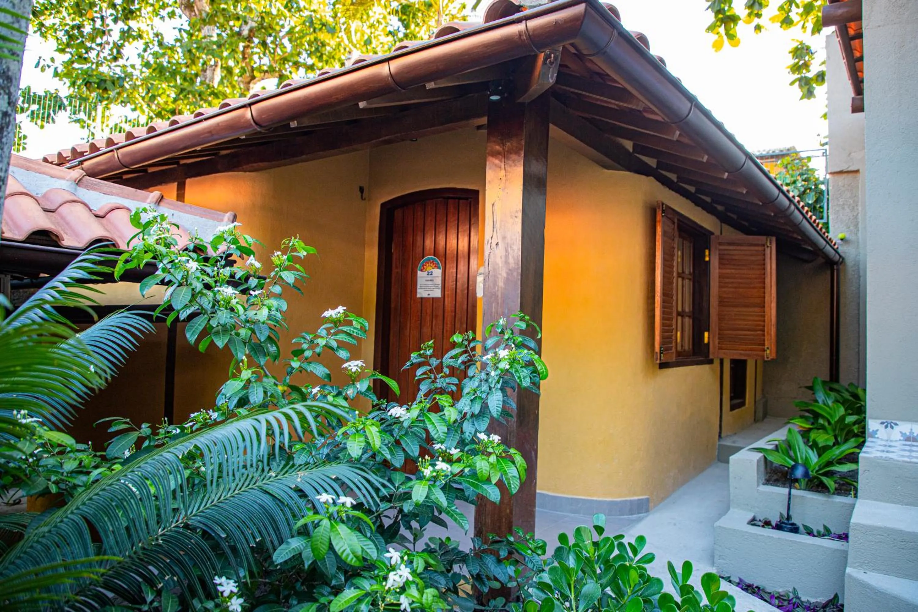 Patio in Tororao Hotel Pousada