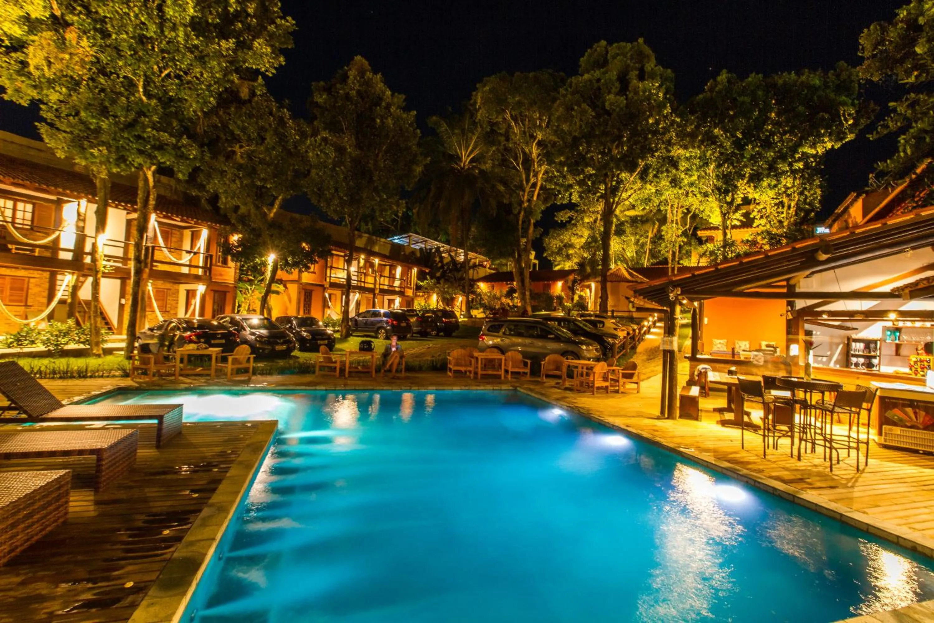 Swimming pool in Tororao Hotel Pousada