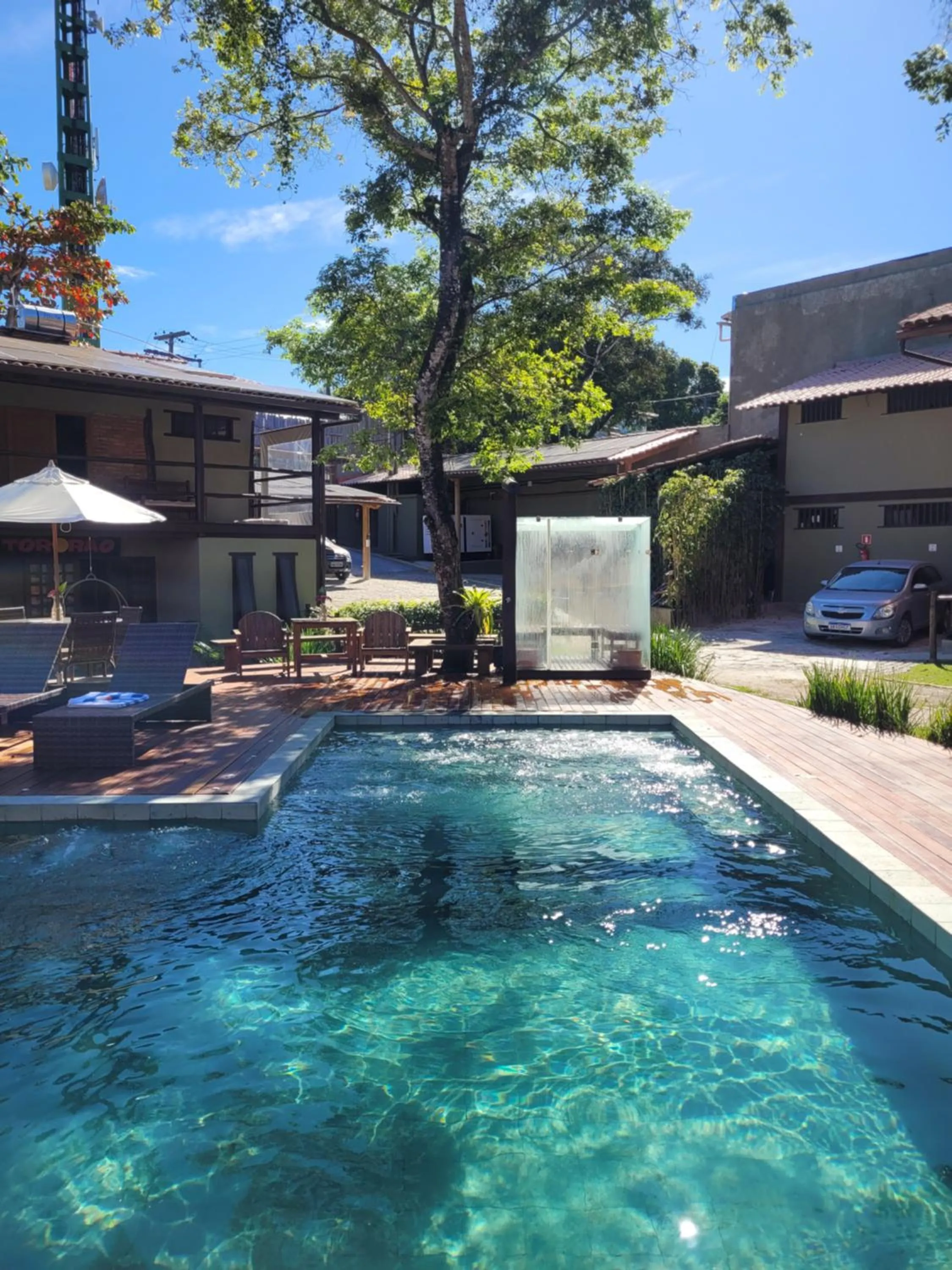 Pool view in Tororao Hotel Pousada