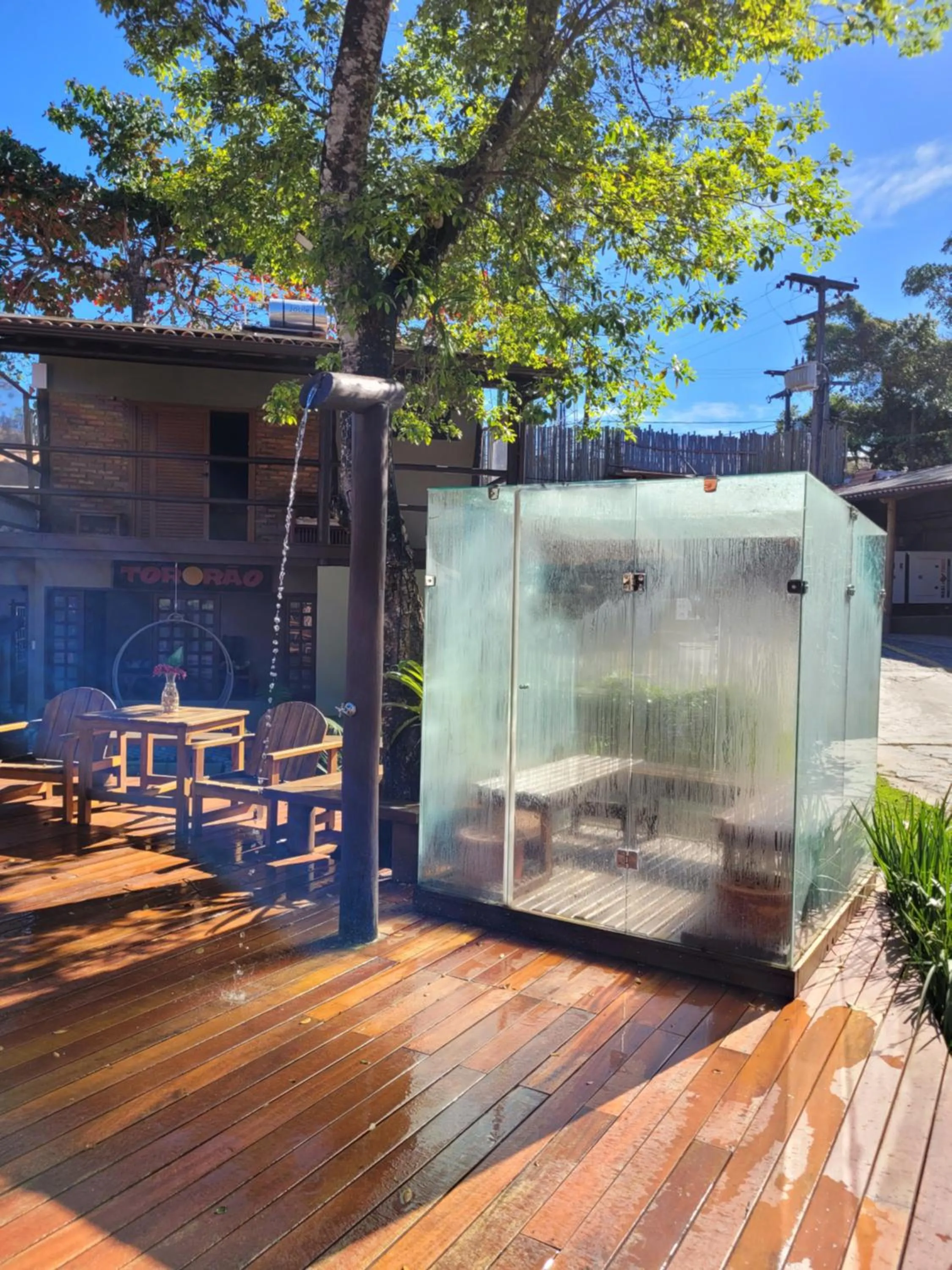 Swimming pool in Tororao Hotel Pousada