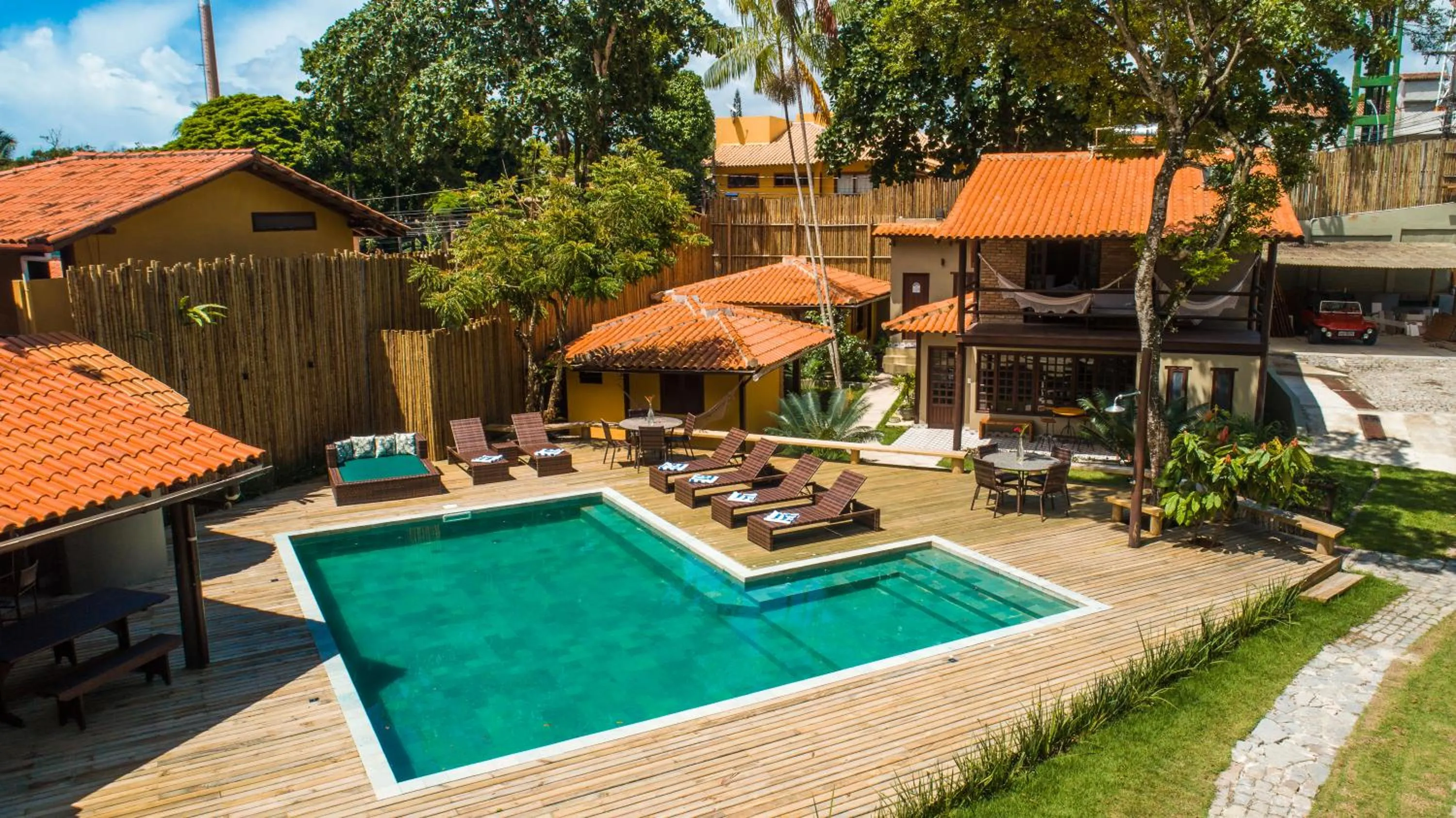 Swimming pool in Tororao Hotel Pousada