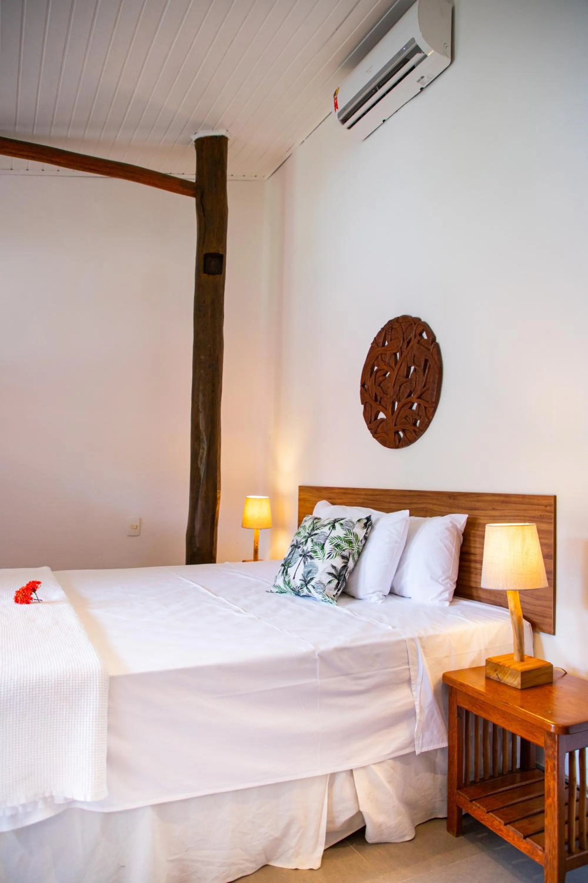 Bed in Tororao Hotel Pousada