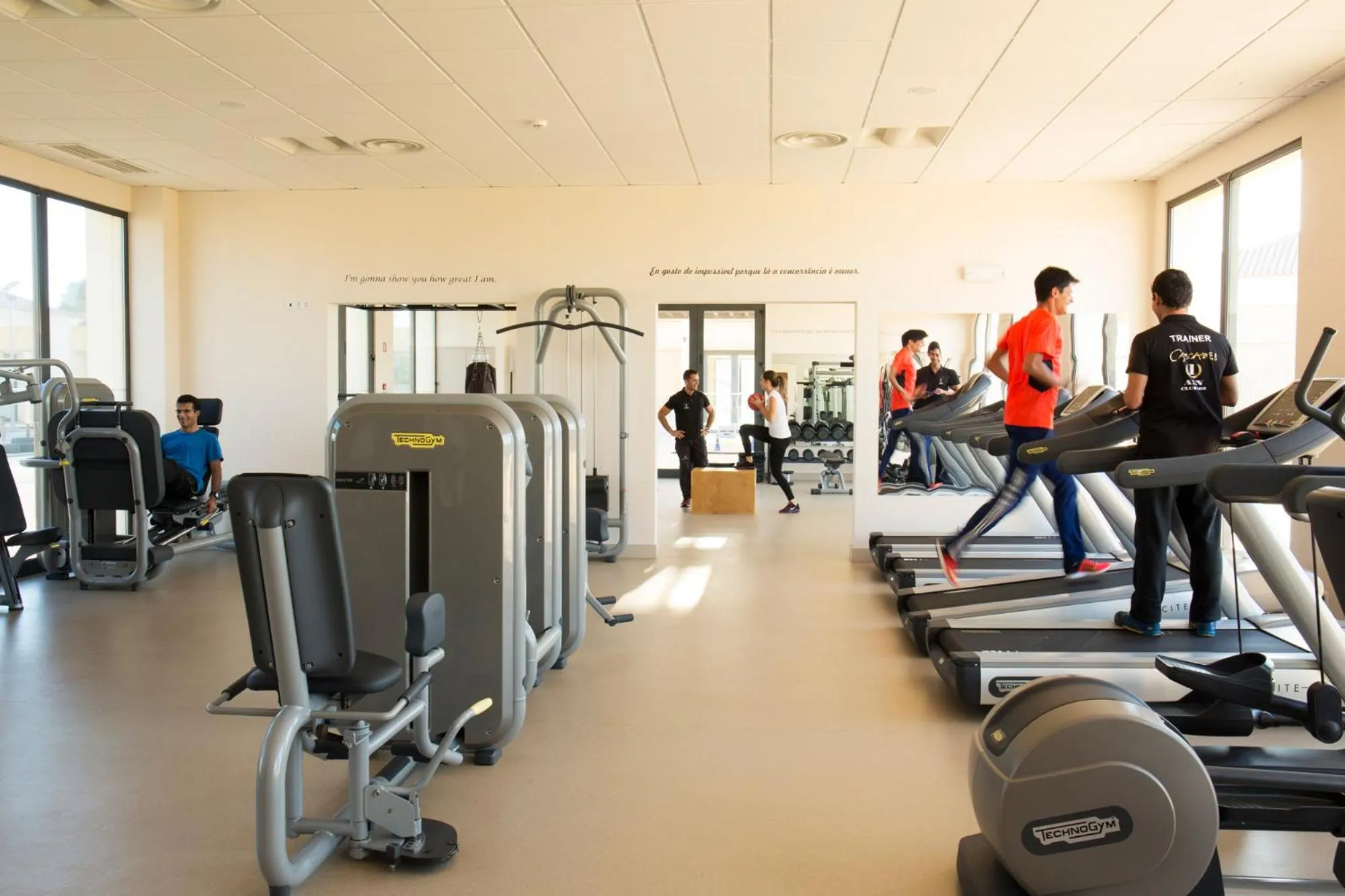 Fitness centre/facilities in Cascade Wellness Resort