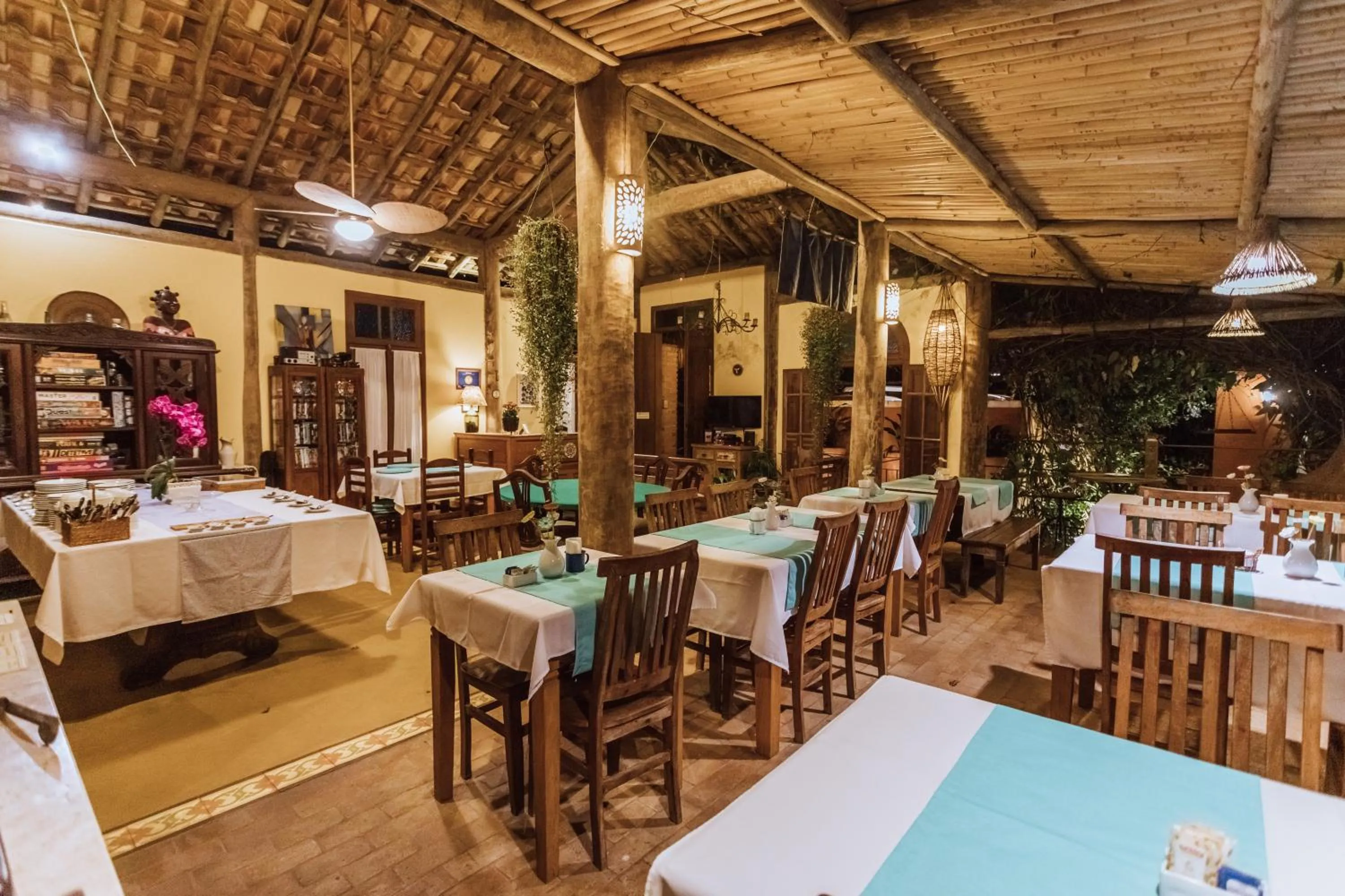 Seating area in Pousada Terra Madre