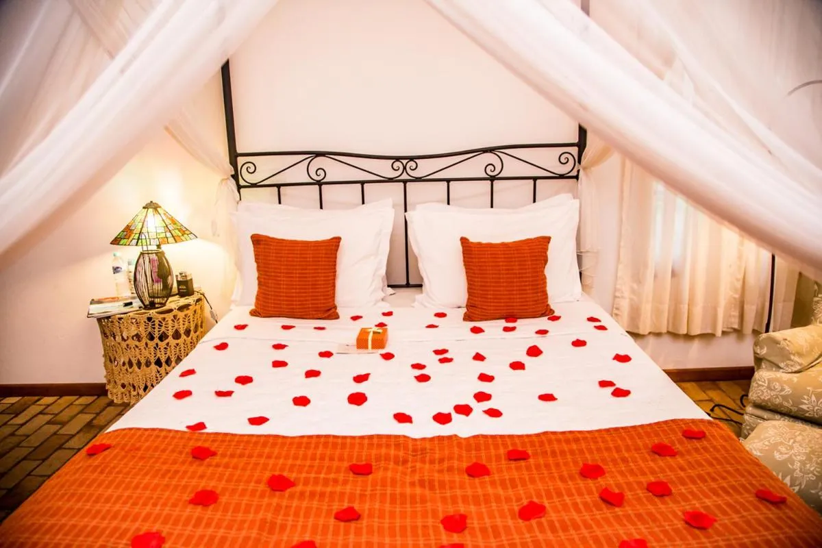 Bed in Pousada Terra Madre