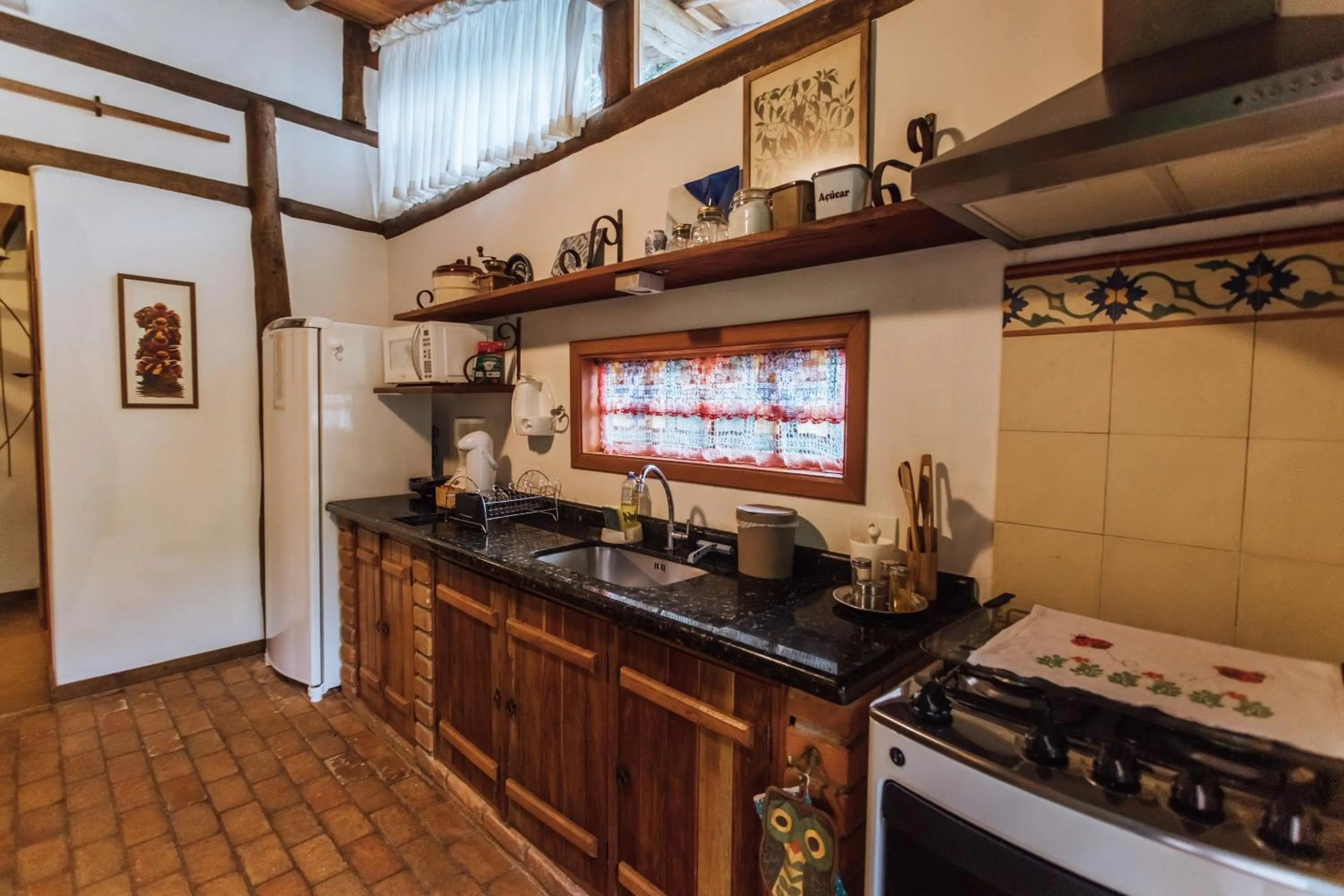 Kitchen or kitchenette in Pousada Terra Madre