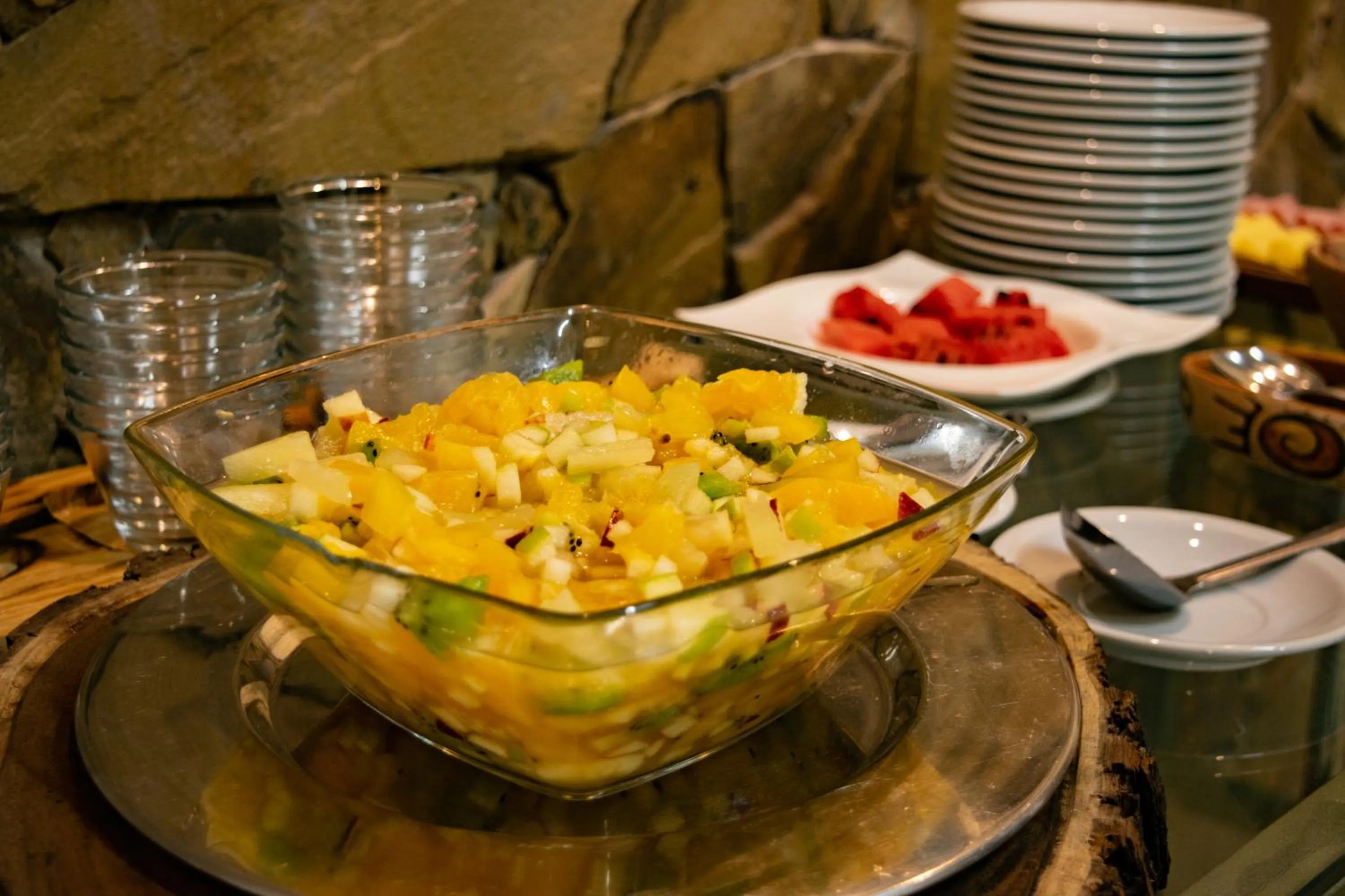 Buffet breakfast in Hotel Inkai