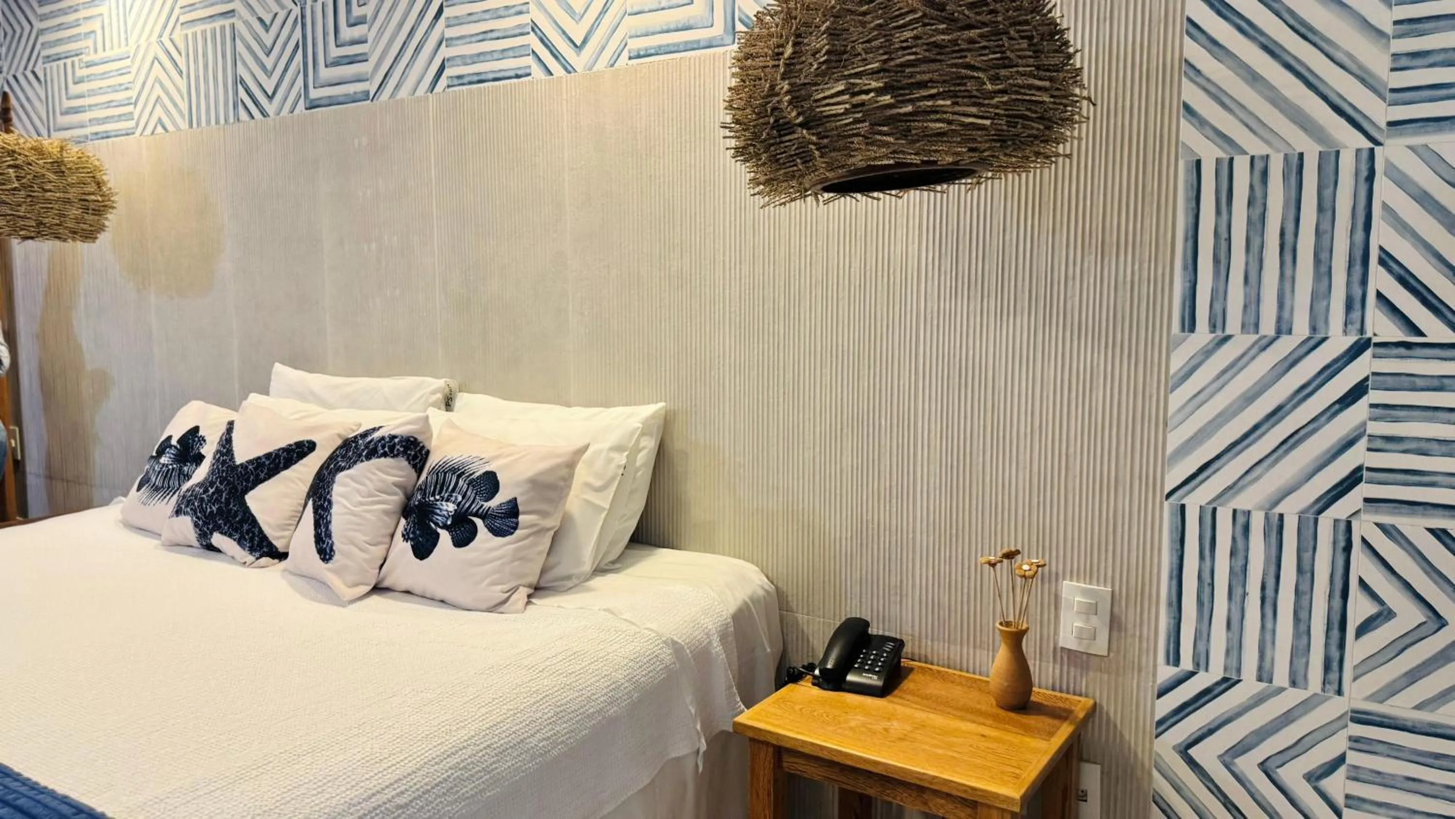 Bed in Hotel Praia do Sol